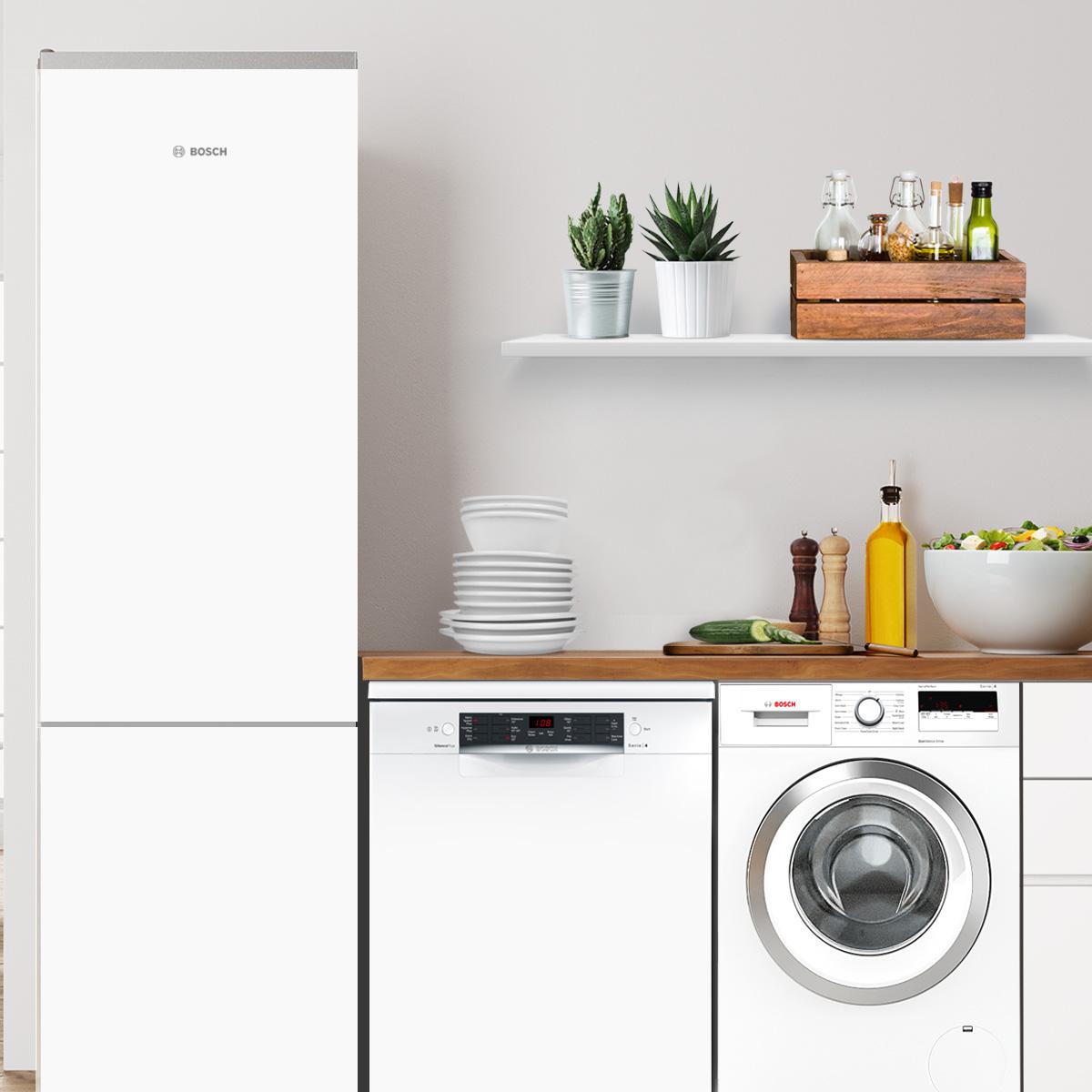 We sell refurbished Bosch, Neff, Siemens & Miele Washing Machines, Washer Dryers, Dryers, Dishwashers, Fridges & Freezers with 6 months warranty