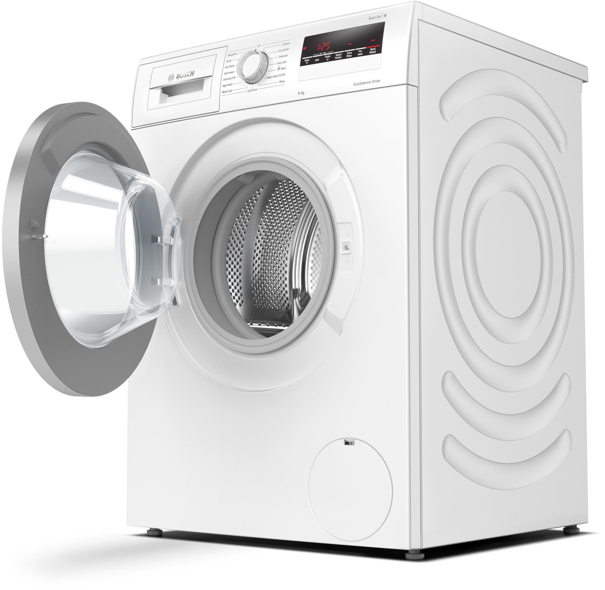 Bosch Serie 4 WAN28281GB Washing Machine 8KG 1400 Spin White - Freestanding