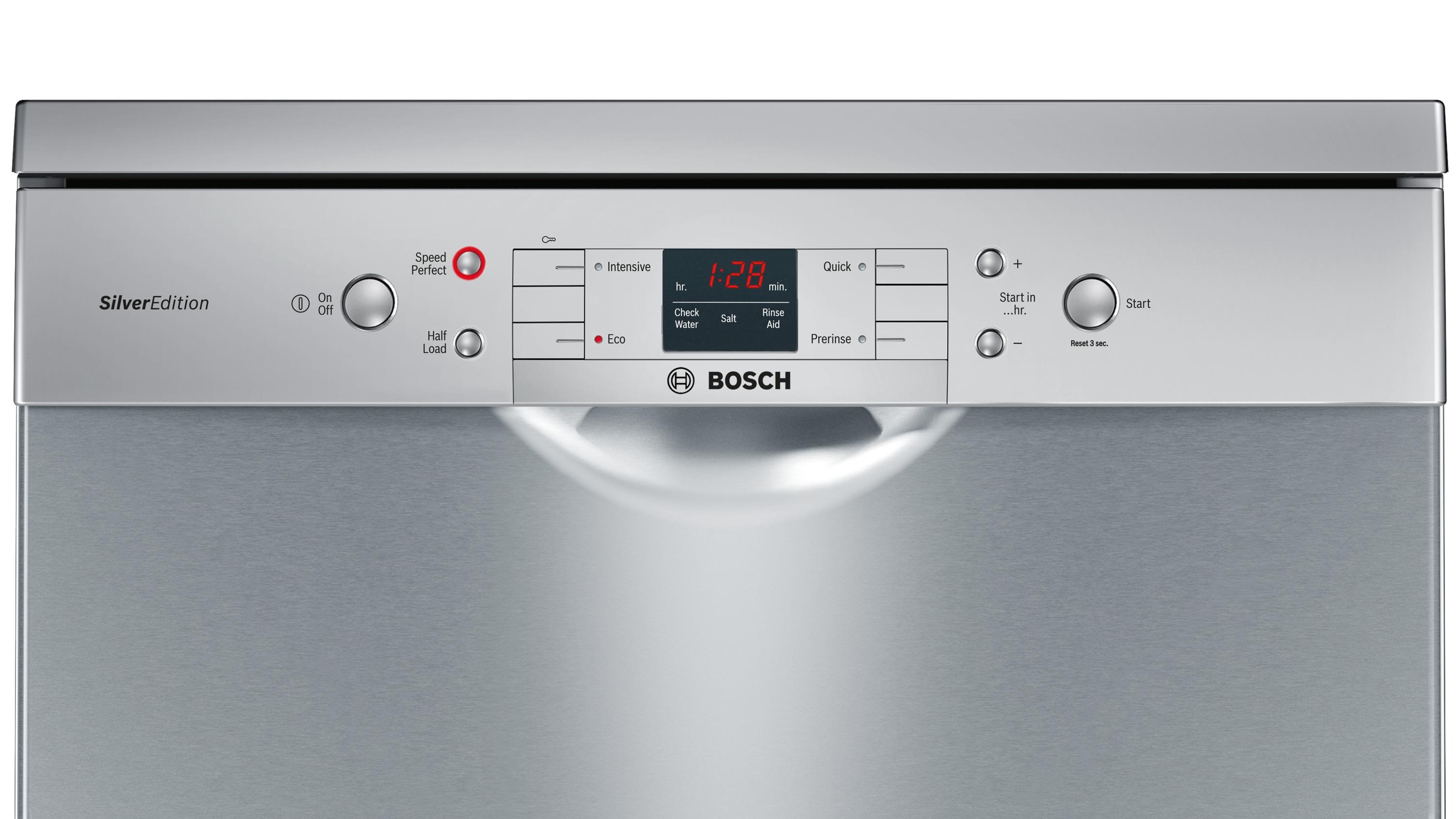 Refurbished Bosch SMS40A08GB Serie | 6 Freestanding Dishwasher 60 cm Silver