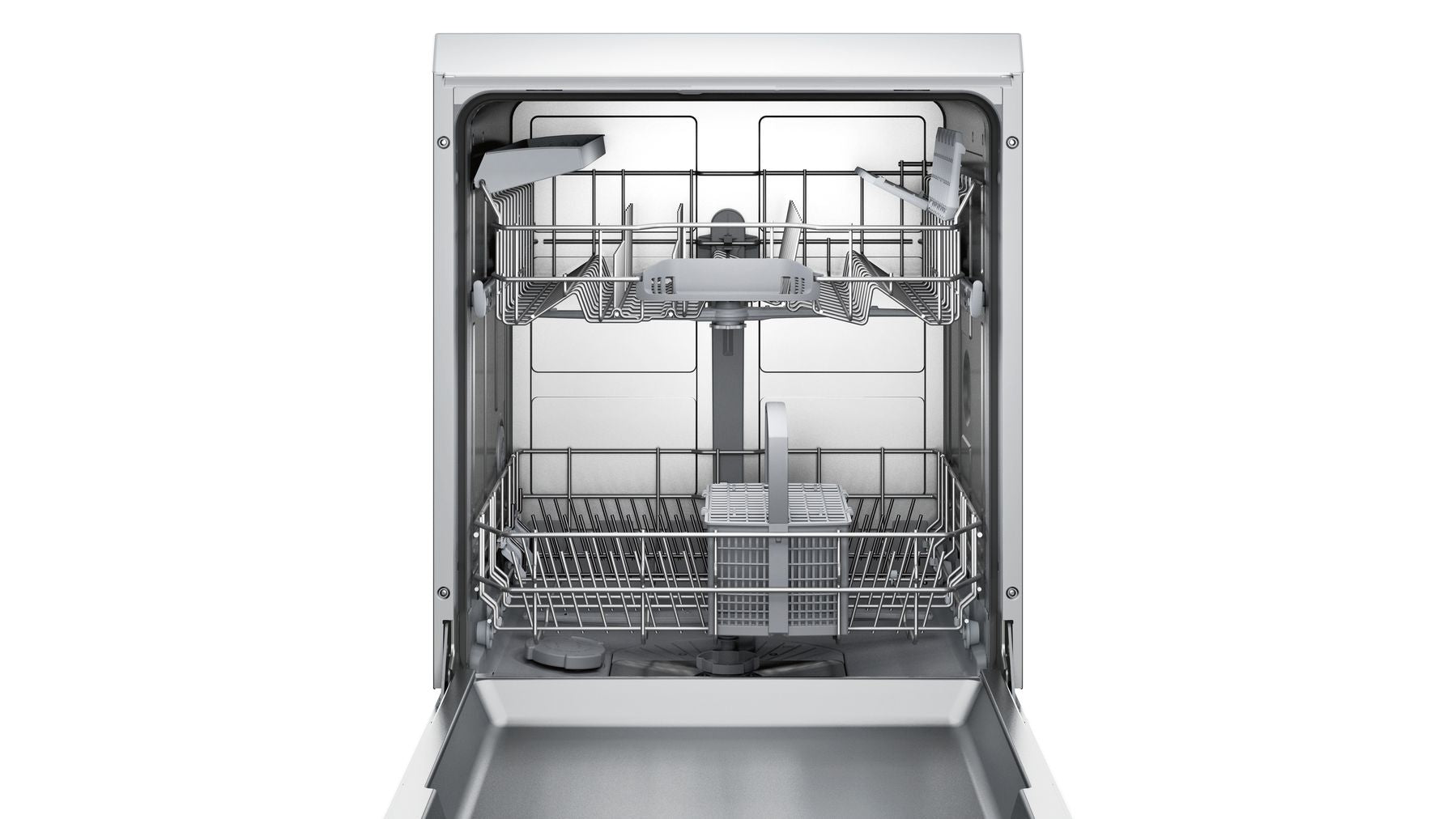 Refurbished Bosch SMS40A08GB Serie | 6 Freestanding Dishwasher 60 cm Silver