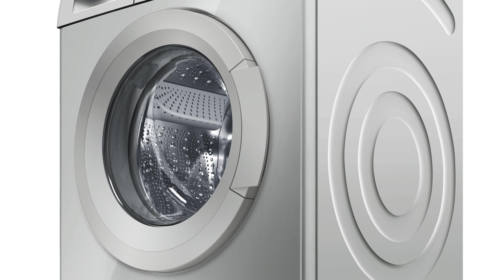 Refurbished Bosch Serie 6 WAQ2836SGB Washing Machine 8KG 1400 Spin Silver - Freestanding