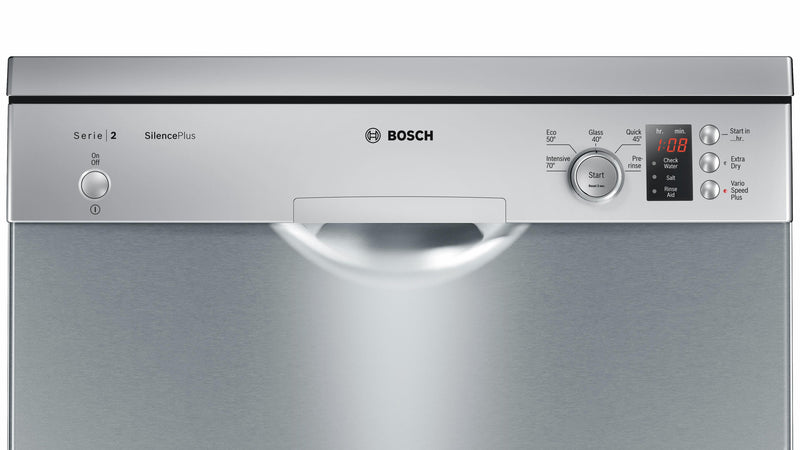 Refurbished Refurbished Bosch Serie 2 SMS25AI00G Dishwasher 60CM Silver