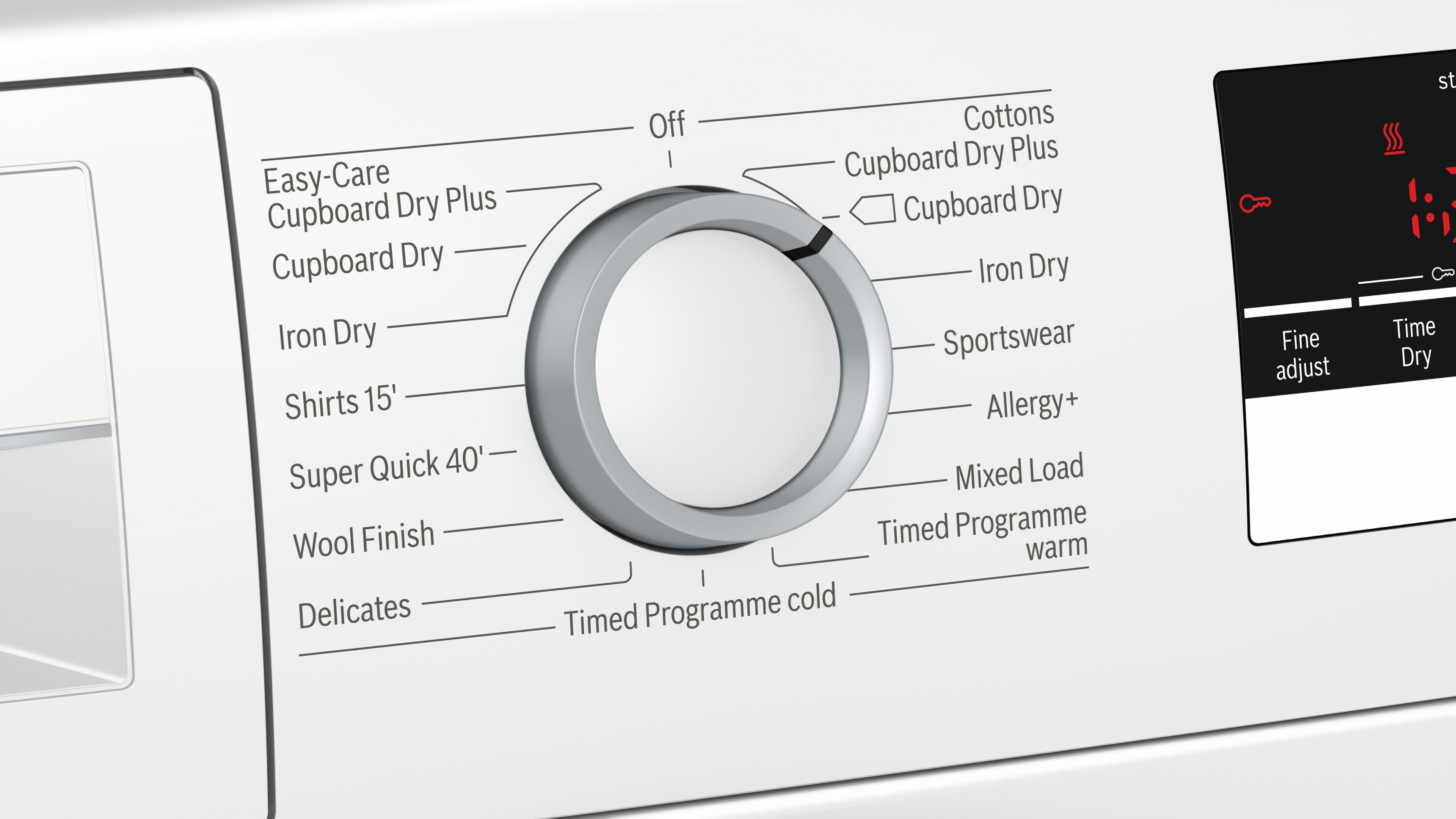 Refurbished Bosch Serie 4 WTN83200GB Condenser Tumble Dryer 8KG White - Freestanding