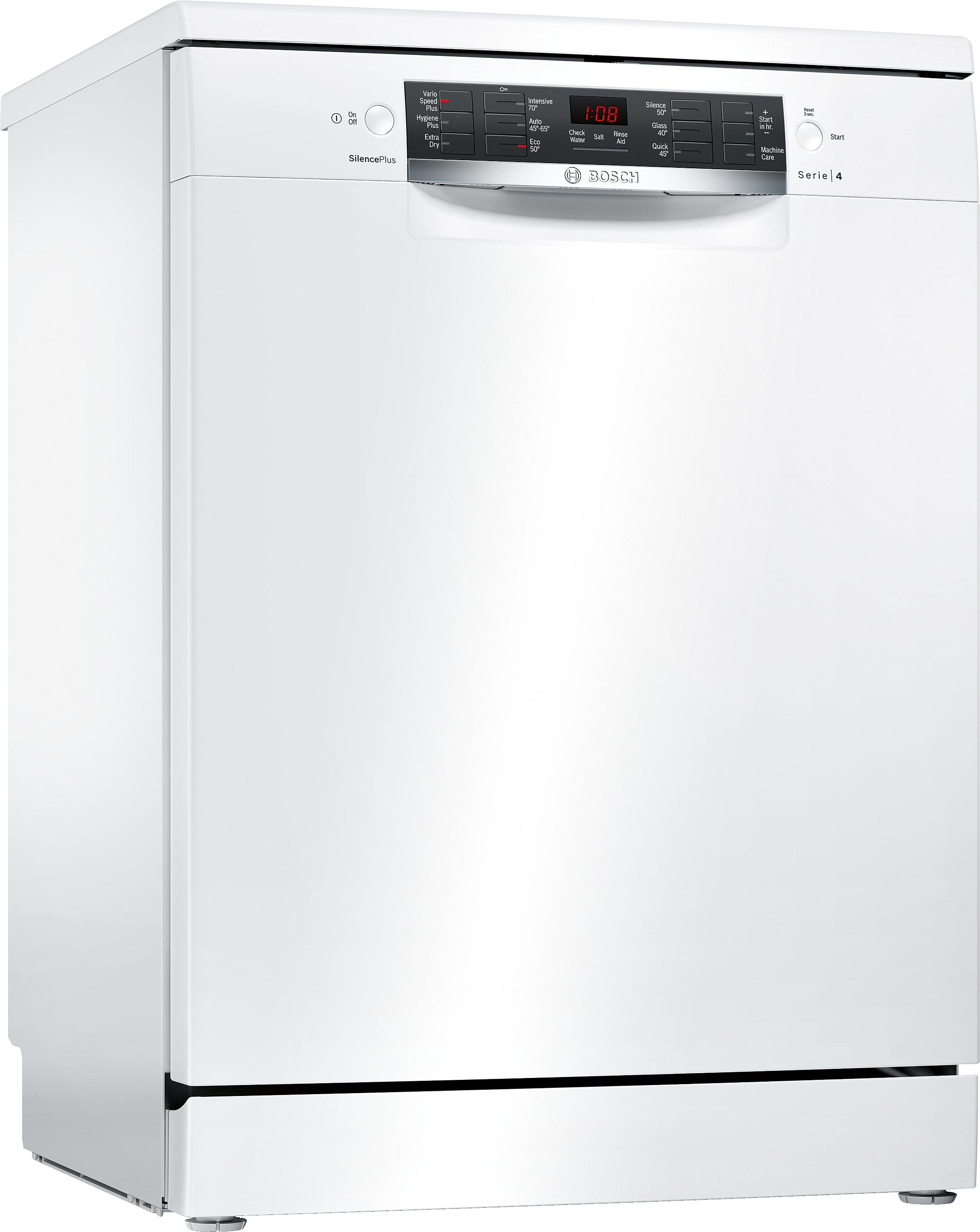 Refurbished Bosch SMS46MW01G Serie | 4 Free-standing dishwasher 60 cm White