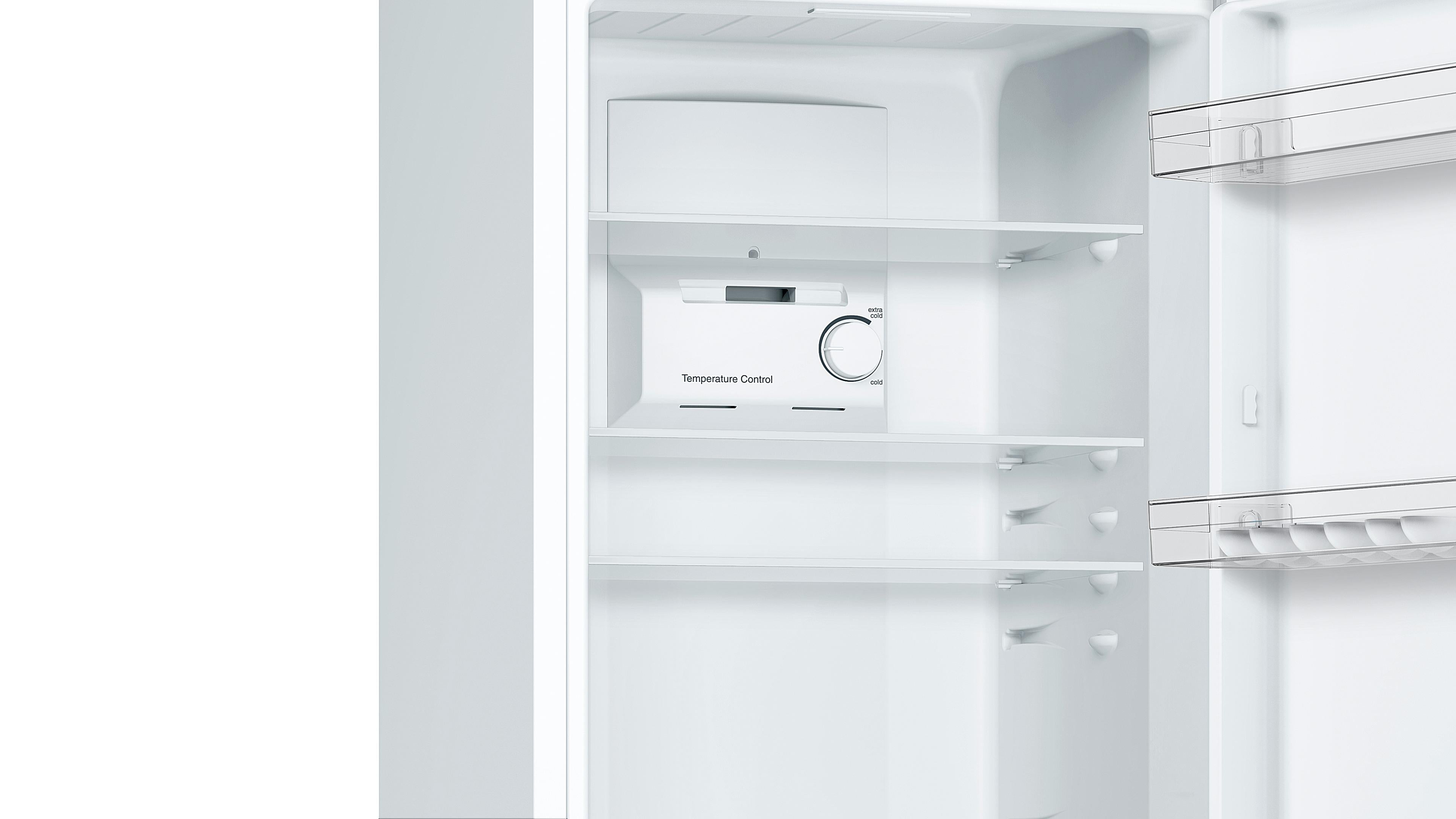 (Refurbished Bosch Serie 2 KGN34NW3AG Fridge Freezer 186CM White - Freestanding