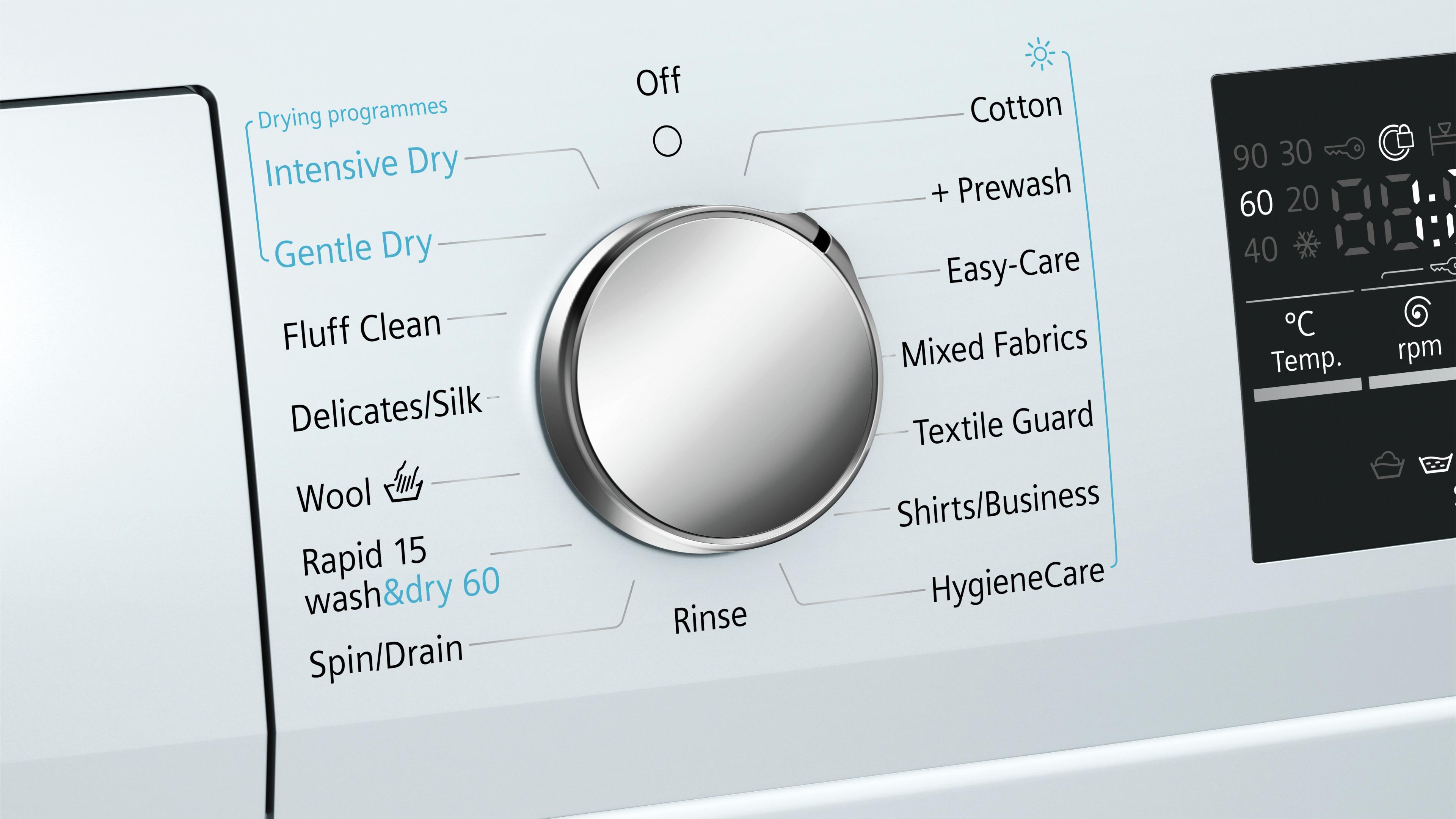 Refurbished Siemens WD15G422GB iQ500 Washer dryer 7/4 kg 1500 rpm White