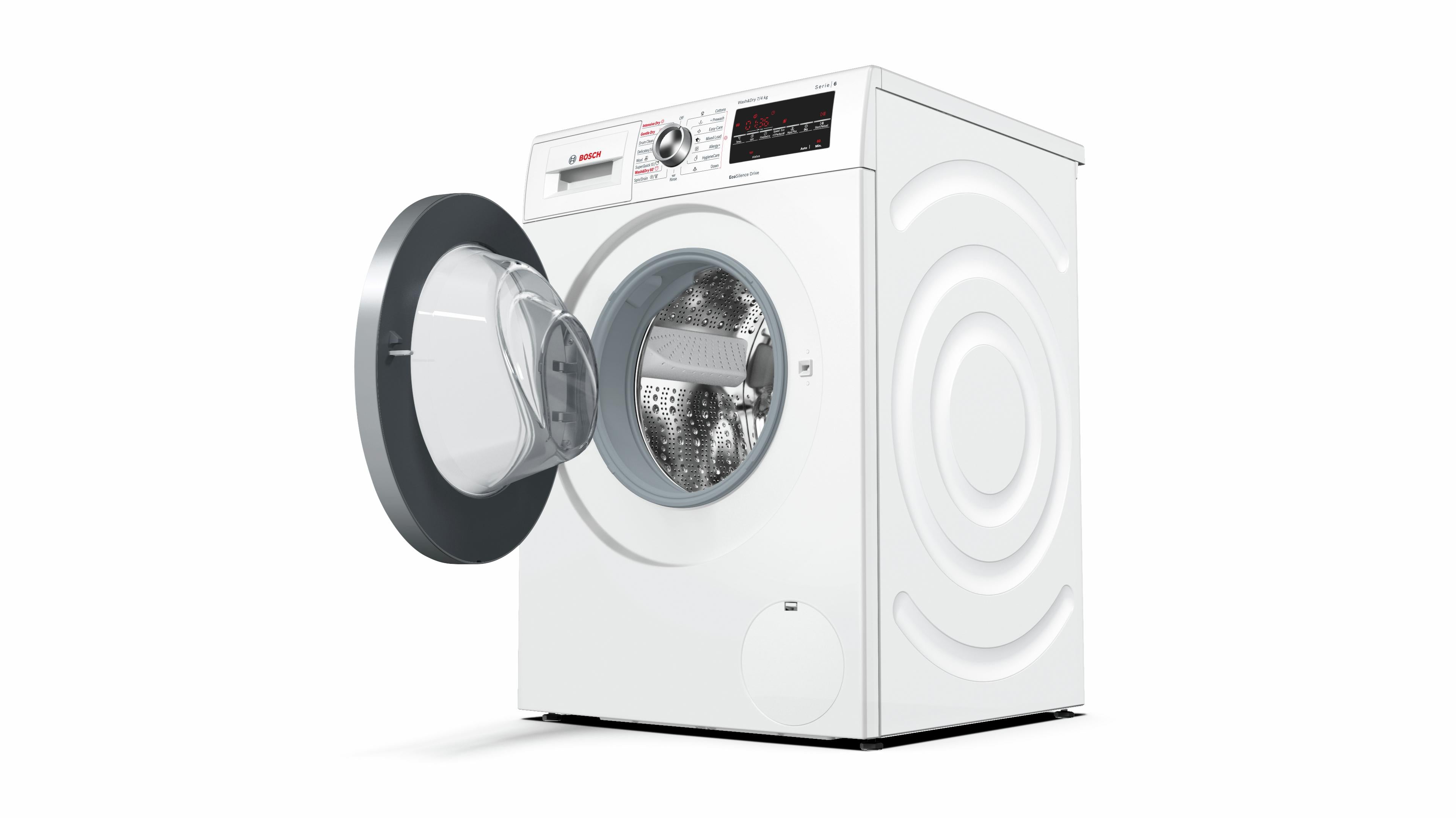 Refurbished Bosch Serie 6 WVG30462GB Washer Dryer 7KG Wash 4KG Dry 1500 Spin White - Freestanding