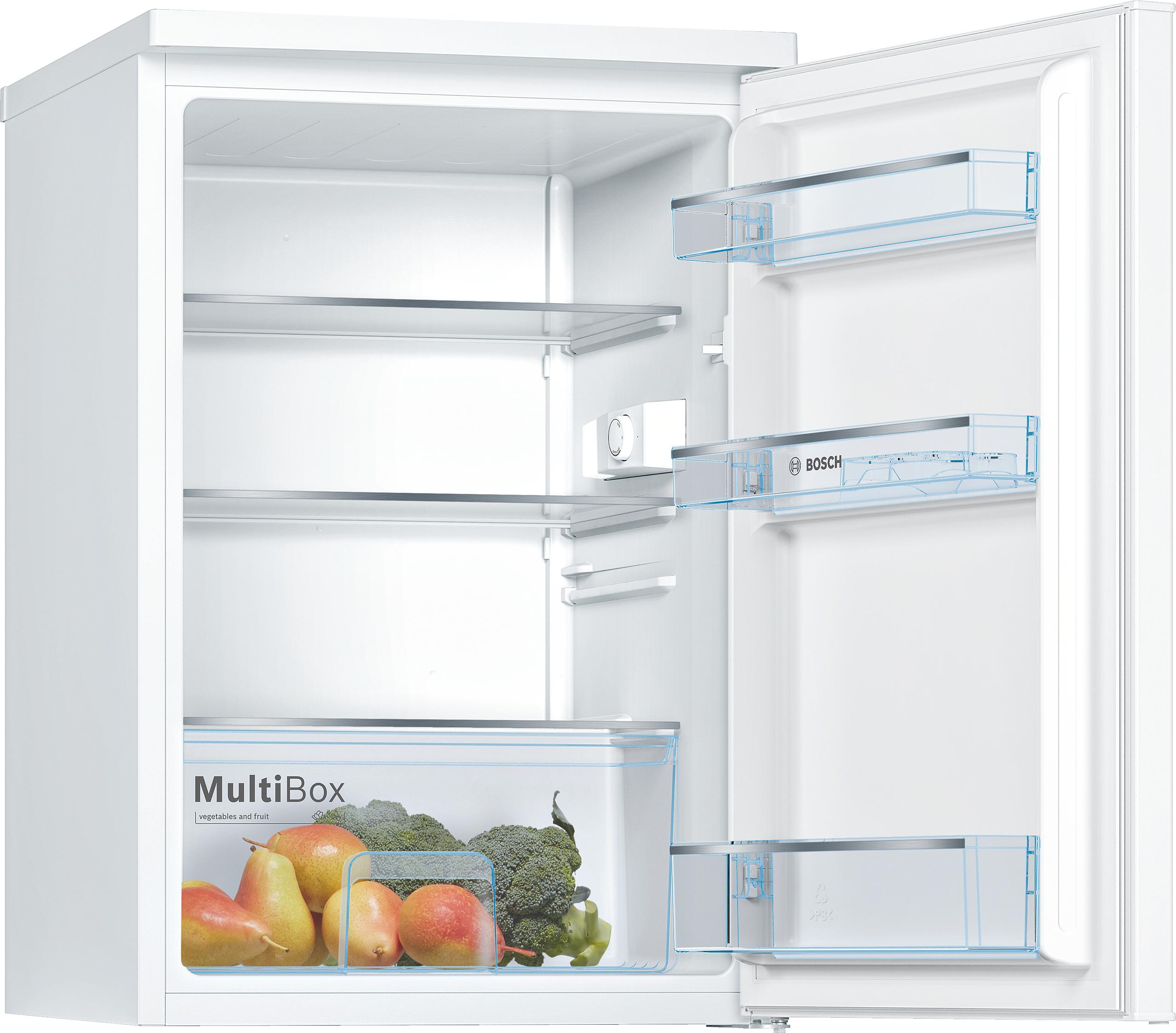 Refurbished Bosch KTR15NW3AG Free-Standing Under Counter Fridge 85 cm White