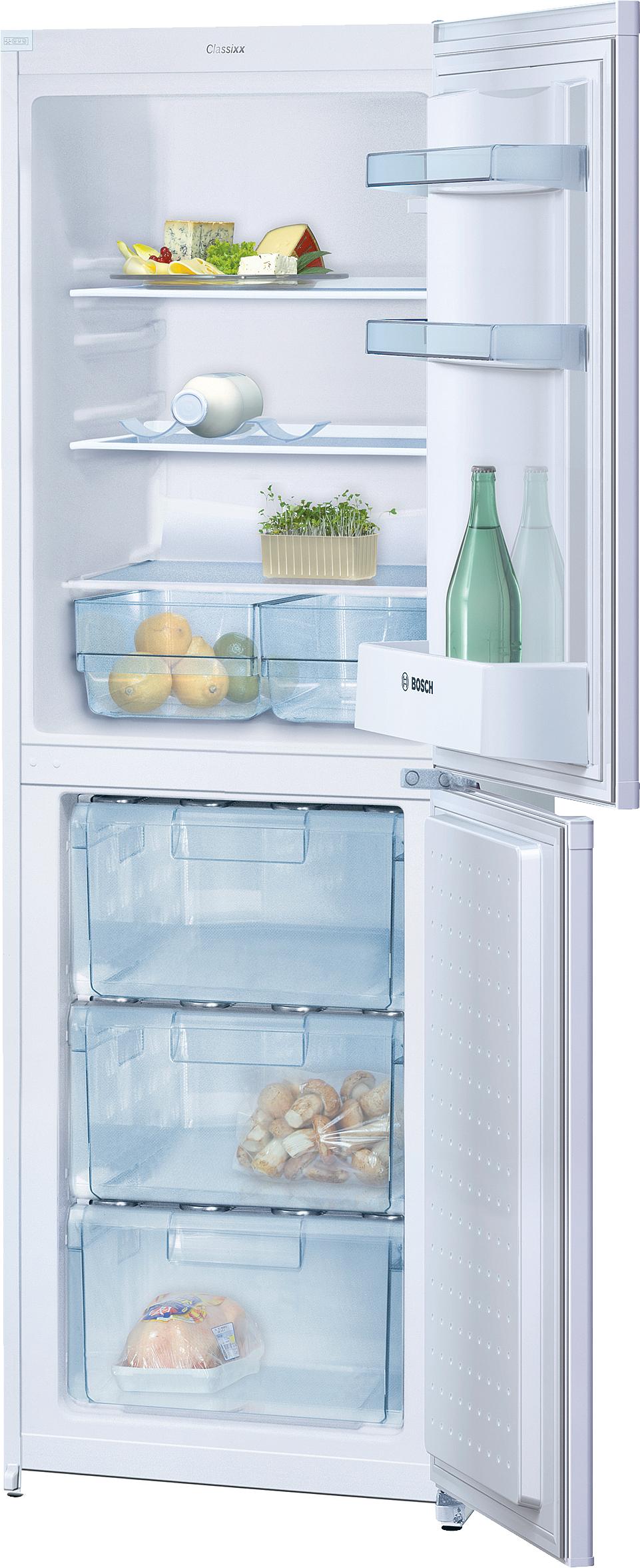 Refurbished Bosch KGV28V01GB Free Standing Fridge Freezer 170 cm White