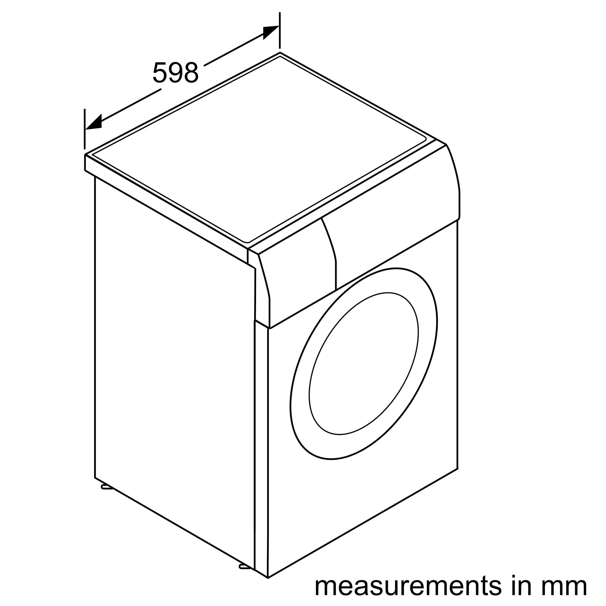 Refurbished Siemens WD15G422GB iQ500 Washer dryer 7/4 kg 1500 rpm White