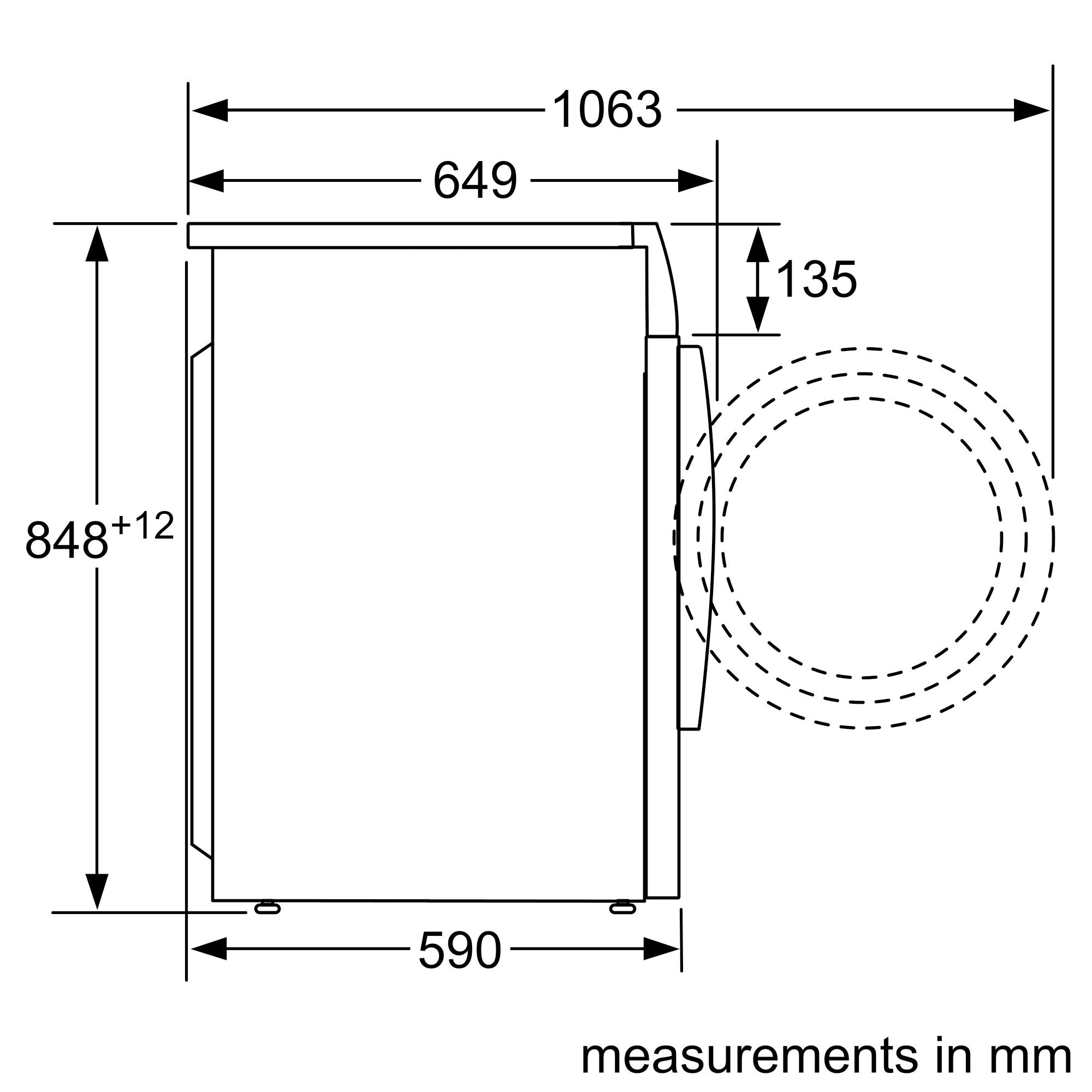 Refurbished Bosch WVG3047SGB Serie | 6 Washer Dryer, Front Loader 7/4kg 1500 rpm Silver