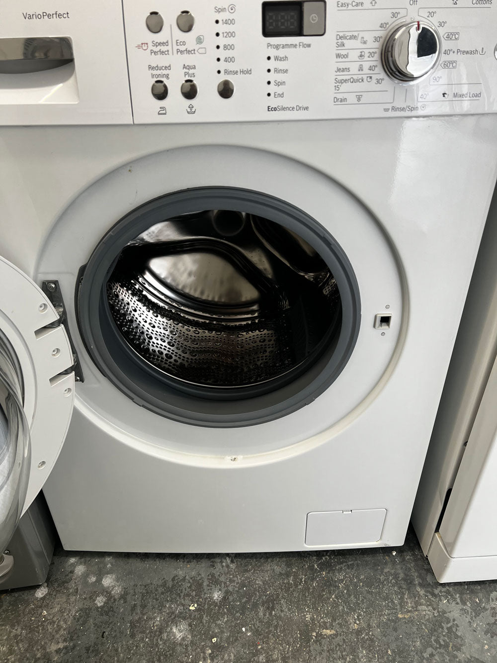 B GRADE Refurbished Bosch Serie 6 WAQ283S1GB Washing Machine 8KG 1400 Spin White - Freestanding