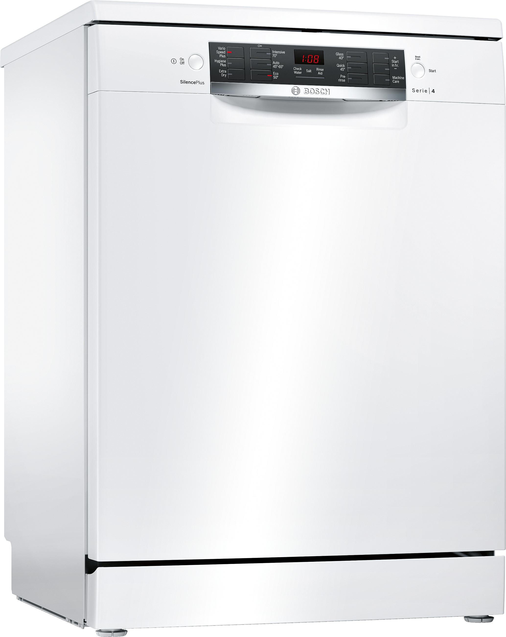 Refurbished Bosch Serie 4 SMS46IW02G Dishwasher 60CM White - Freestanding