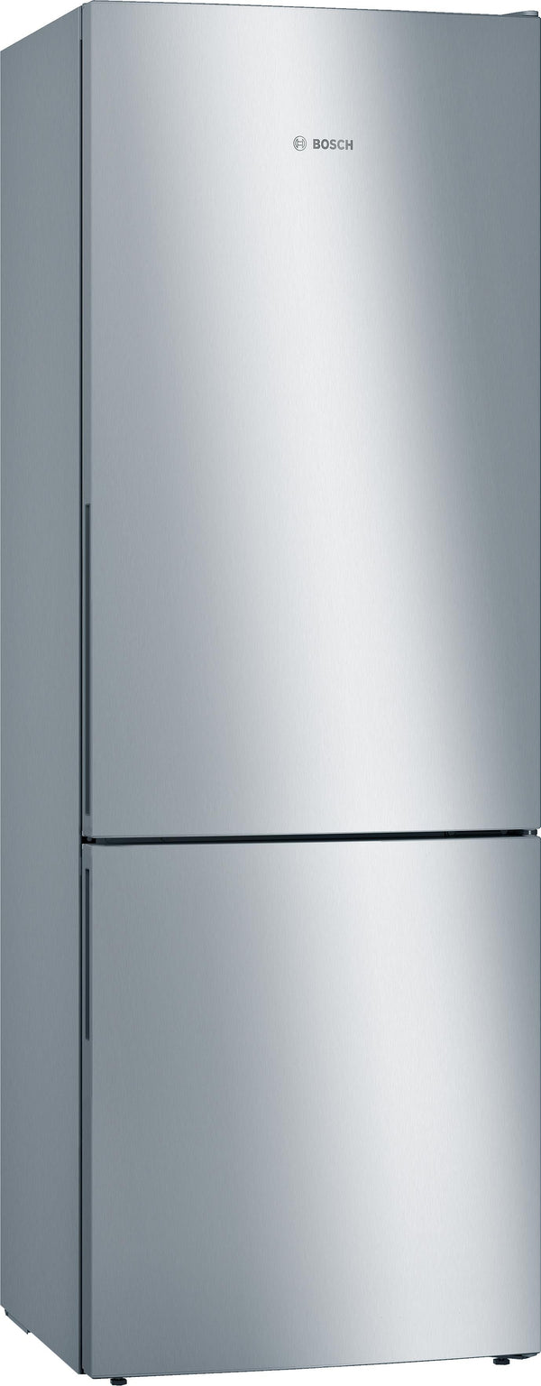 RRP £749 Like New Bosch Serie 6 KGE49AICAG Fridge Freezer 201x70 CM Silver - Freestanding