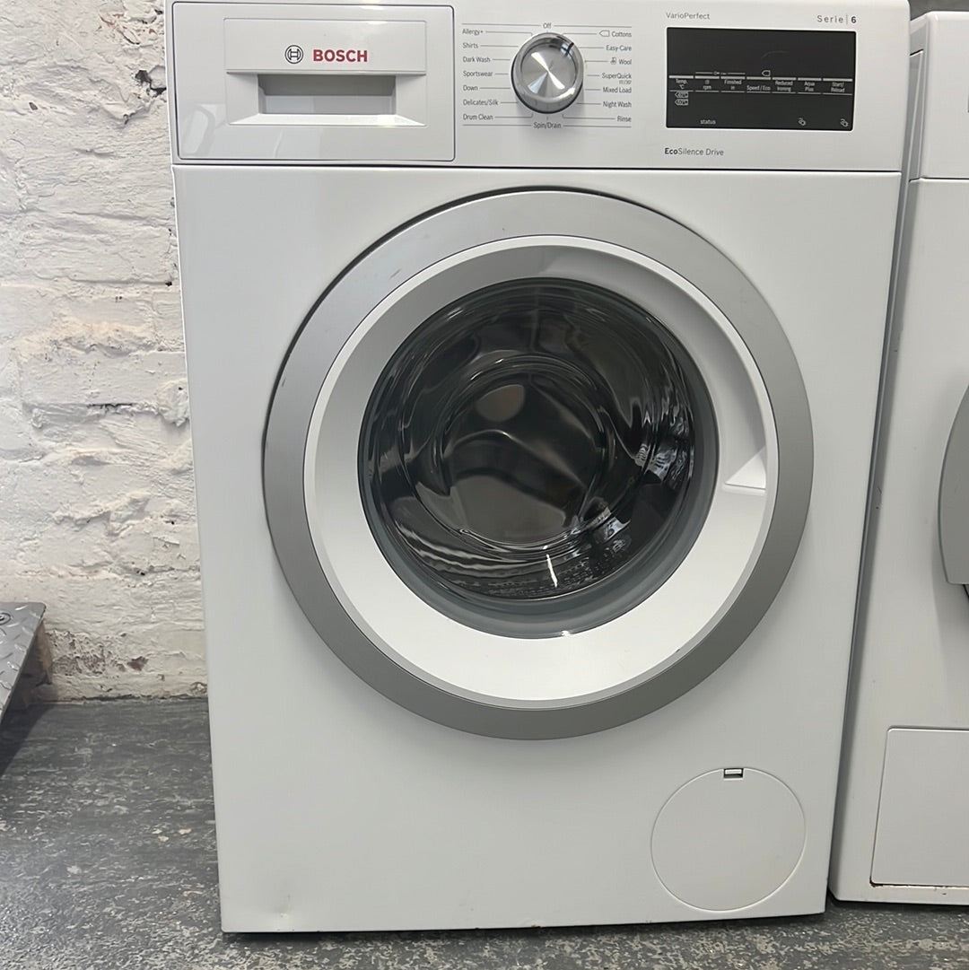 B GRADE Refurbished Bosch Serie 6 WAT28463GB Washing Machine 9KG 1400 Spin White - Freestanding