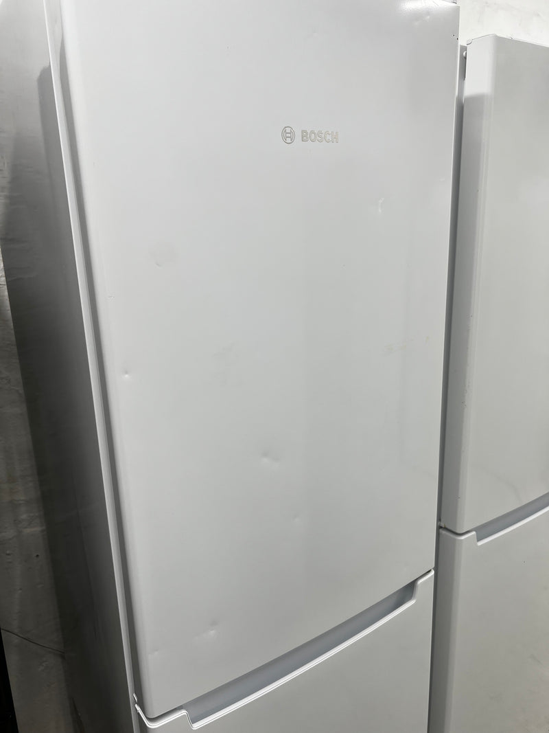 (Refurbished Bosch Serie 2 KGN34NW3AG Fridge Freezer 186CM White - Freestanding