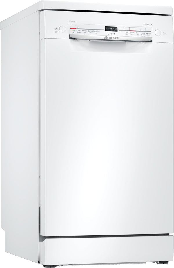 Refurbished Bosch Series 2 SPS2IKW04G Dishwasher 45CM White - Freestanding