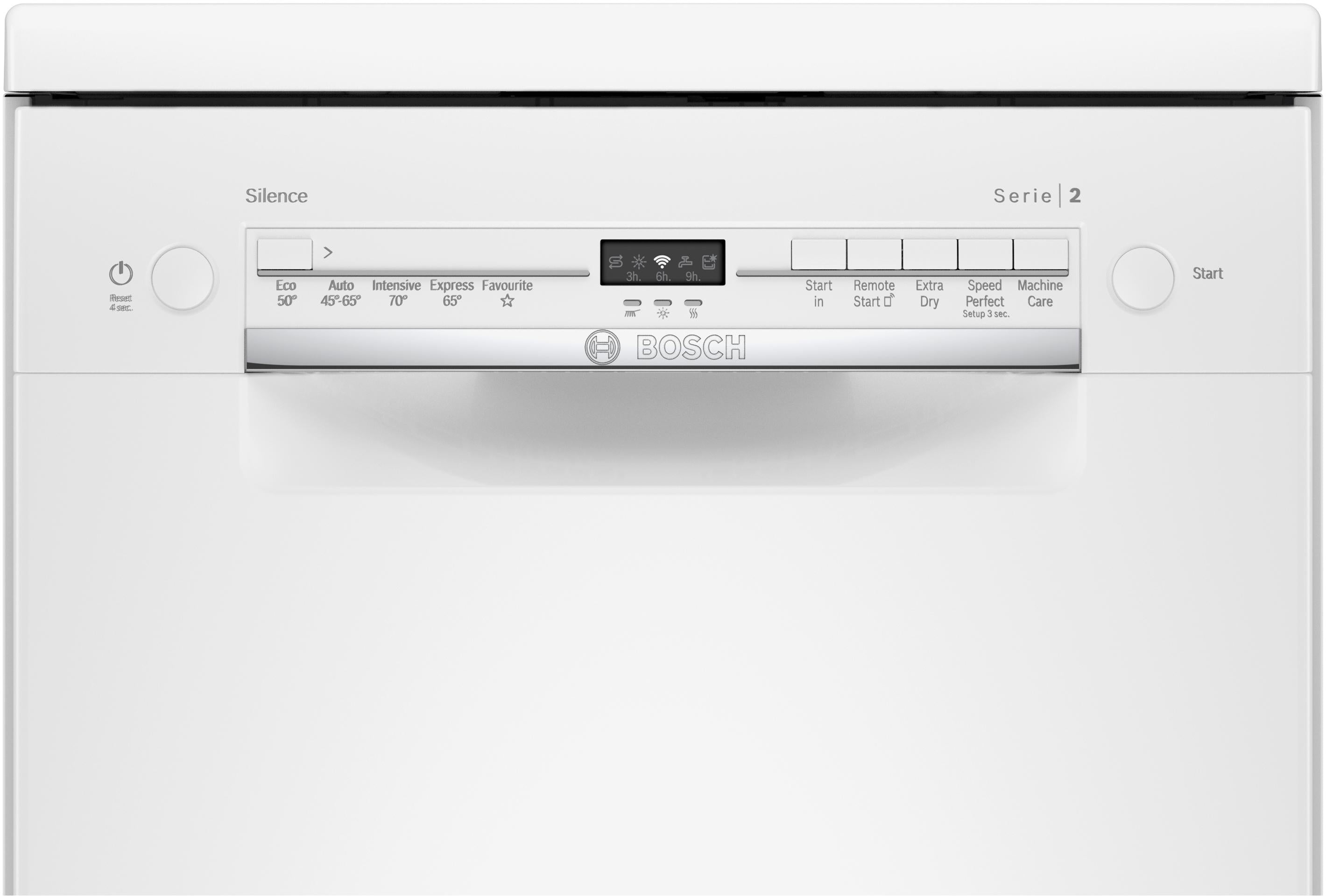 Refurbished Bosch Series 2 SPS2IKW04G Dishwasher 45CM White - Freestanding