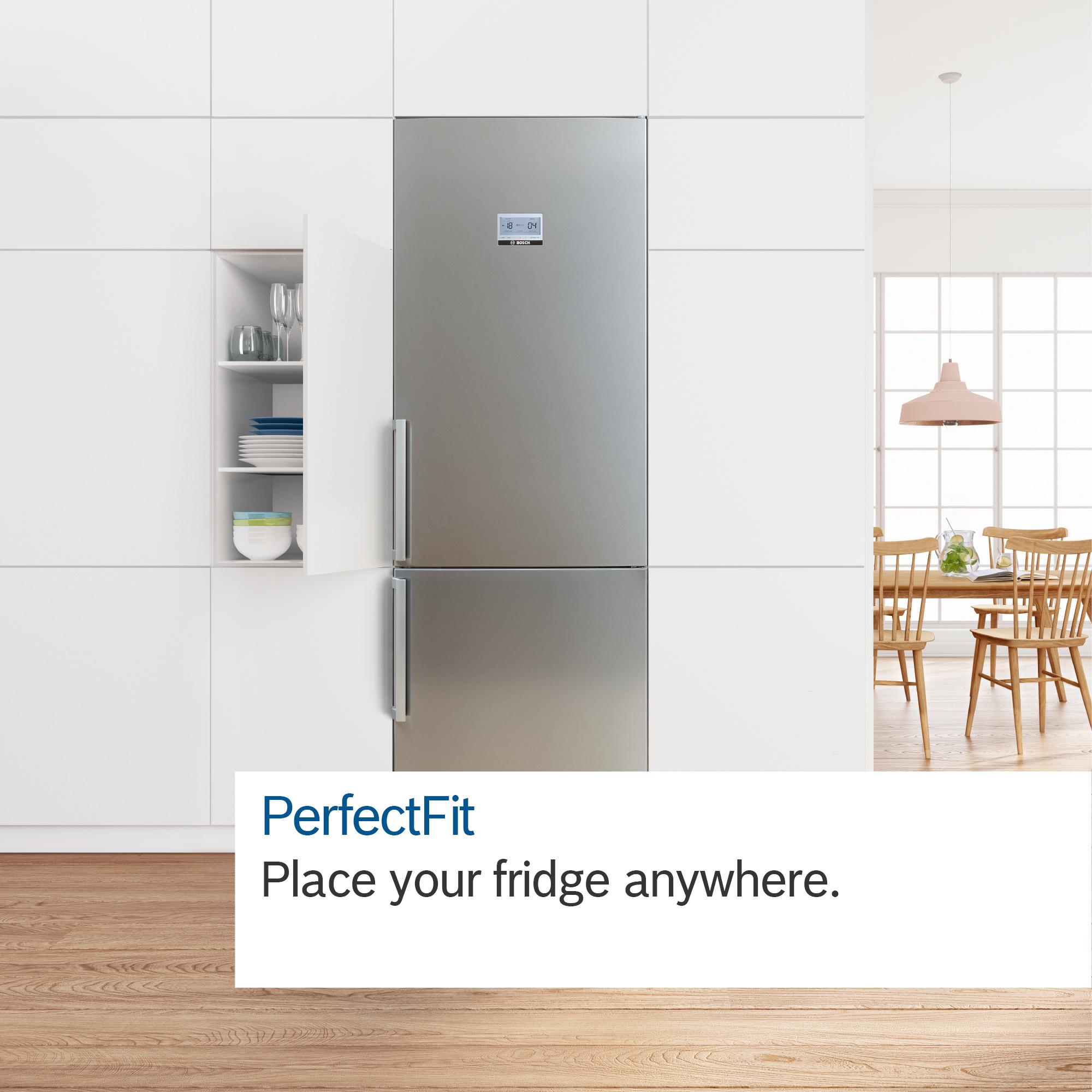 Bosch Serie 2 KGN34NWEAG Fridge Freezer 186CM White - Freestanding