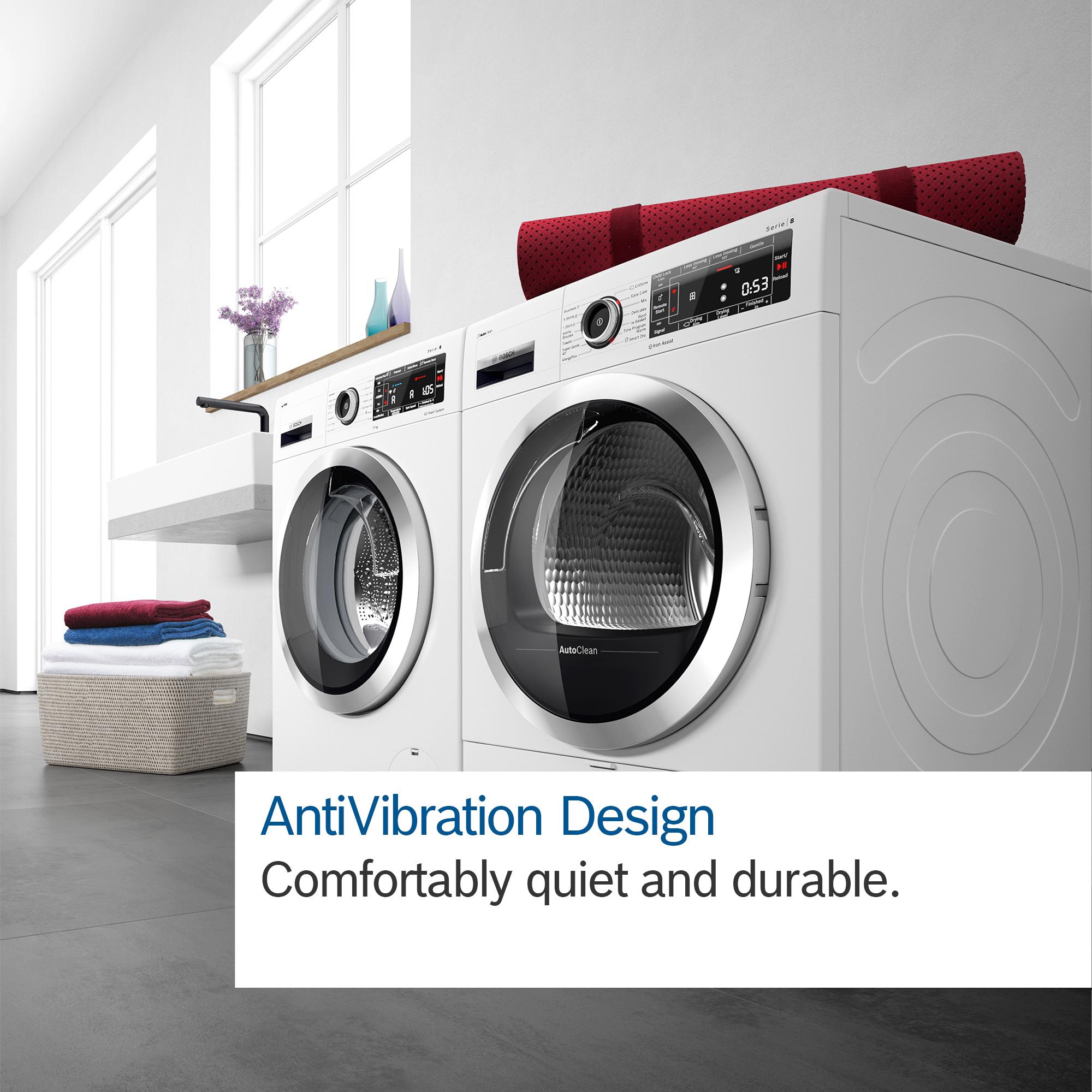 ,Refurbished Bosch Serie 4 WTN83201GB Condenser Tumble Dryer 8KG White  - Freestanding