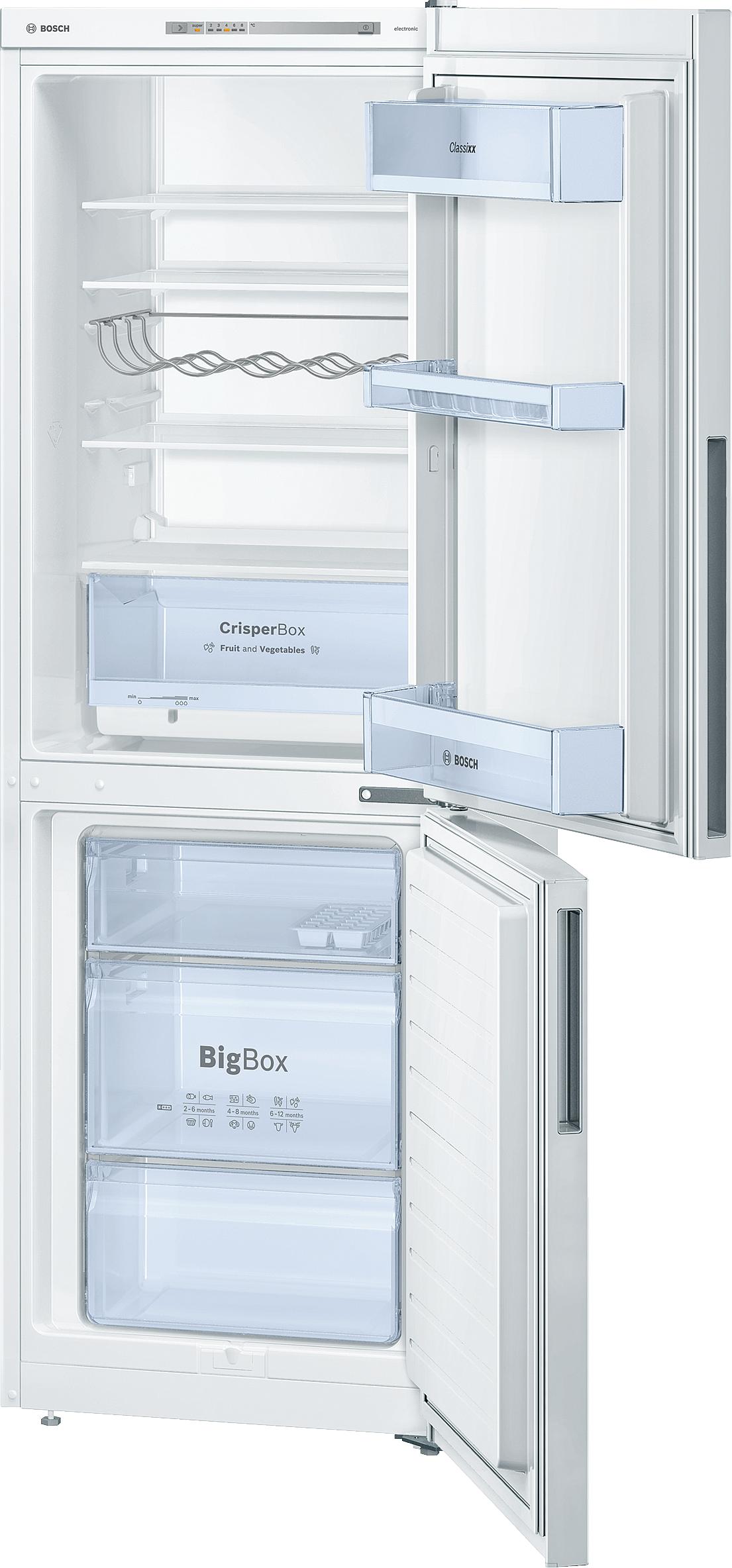 Refurbished Bosch KGV33VW31G Serie | 4 Serie Low frost Fridge Freezer 176 cm White