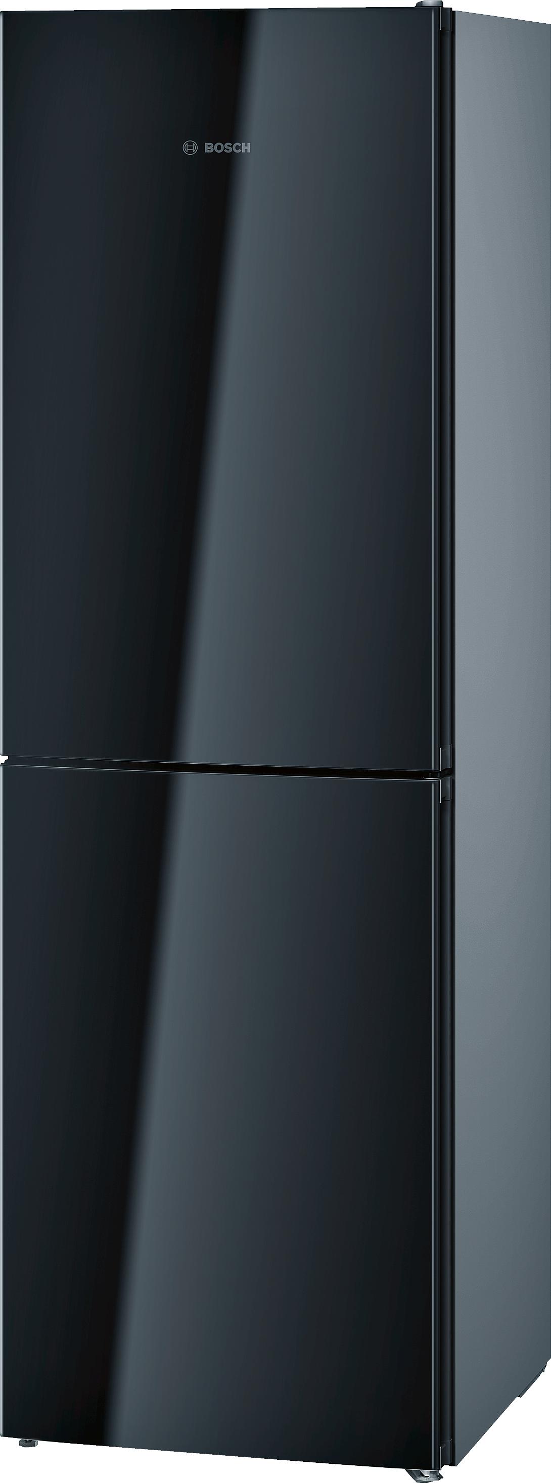 B GRADE Refurbished Bosch Serie 4 KGN34VB35G 186CM Tall Fridge Freezer 60CM Wide Black - Freestanding