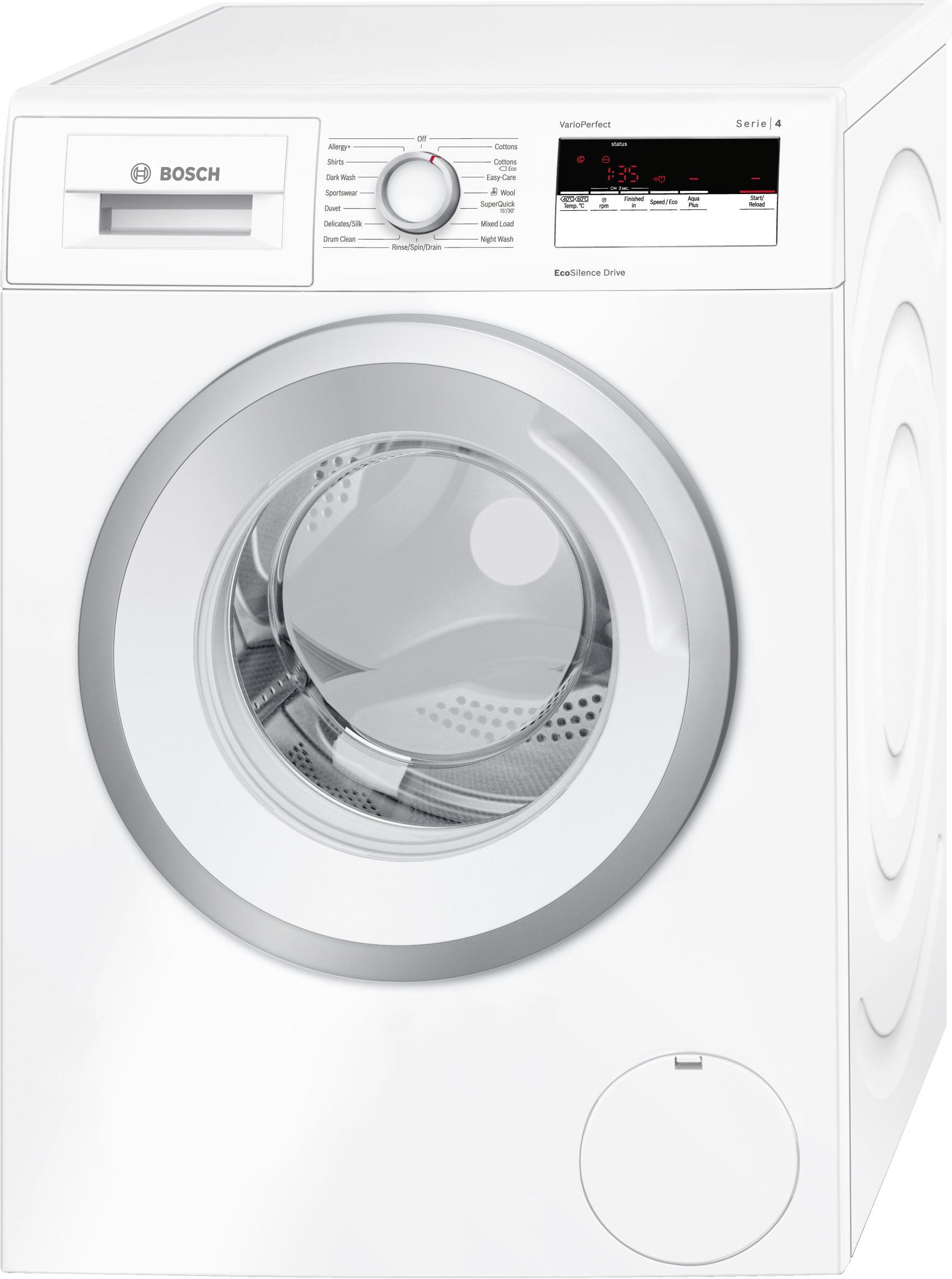 Refurbished Bosch Serie 4 WAN24100GB Washing Machine 7KG 1200 Spin White  - Freestanding
