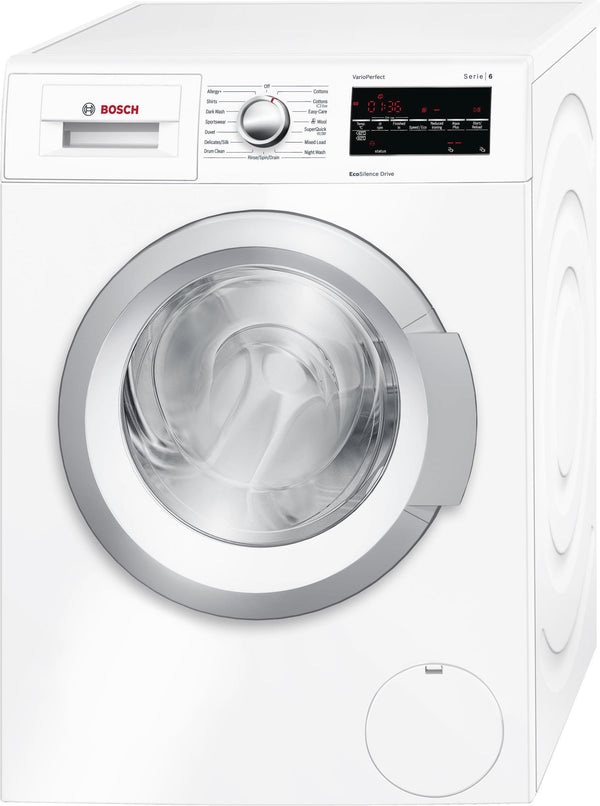 Refurbished Bosch Serie 6 WAT28420GB Washing Machine 8KG 1400 Spin White - Freestanding