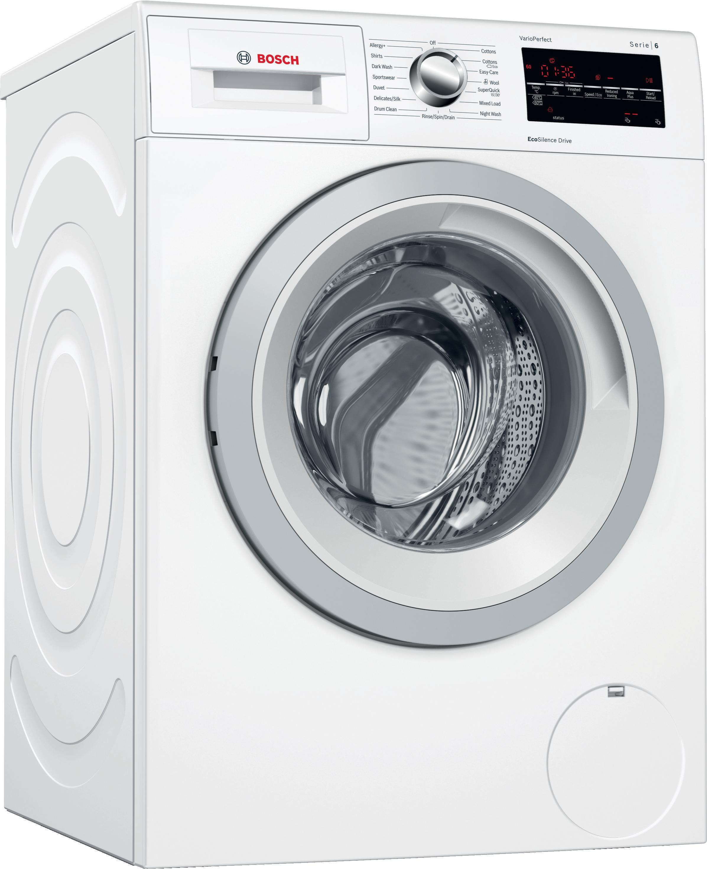Refurbished Bosch Serie 6 WAT28421GB Washing Machine 8KG 1400 Spin White - Freestanding