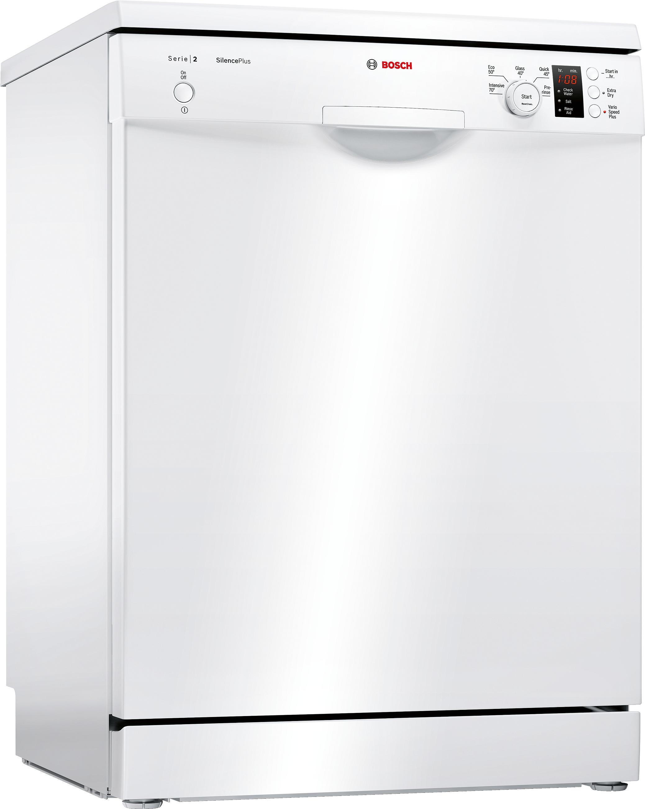 Refurbished Bosch Serie 2 SMS25EW00G Dishwasher 60CM White White - Freestanding
