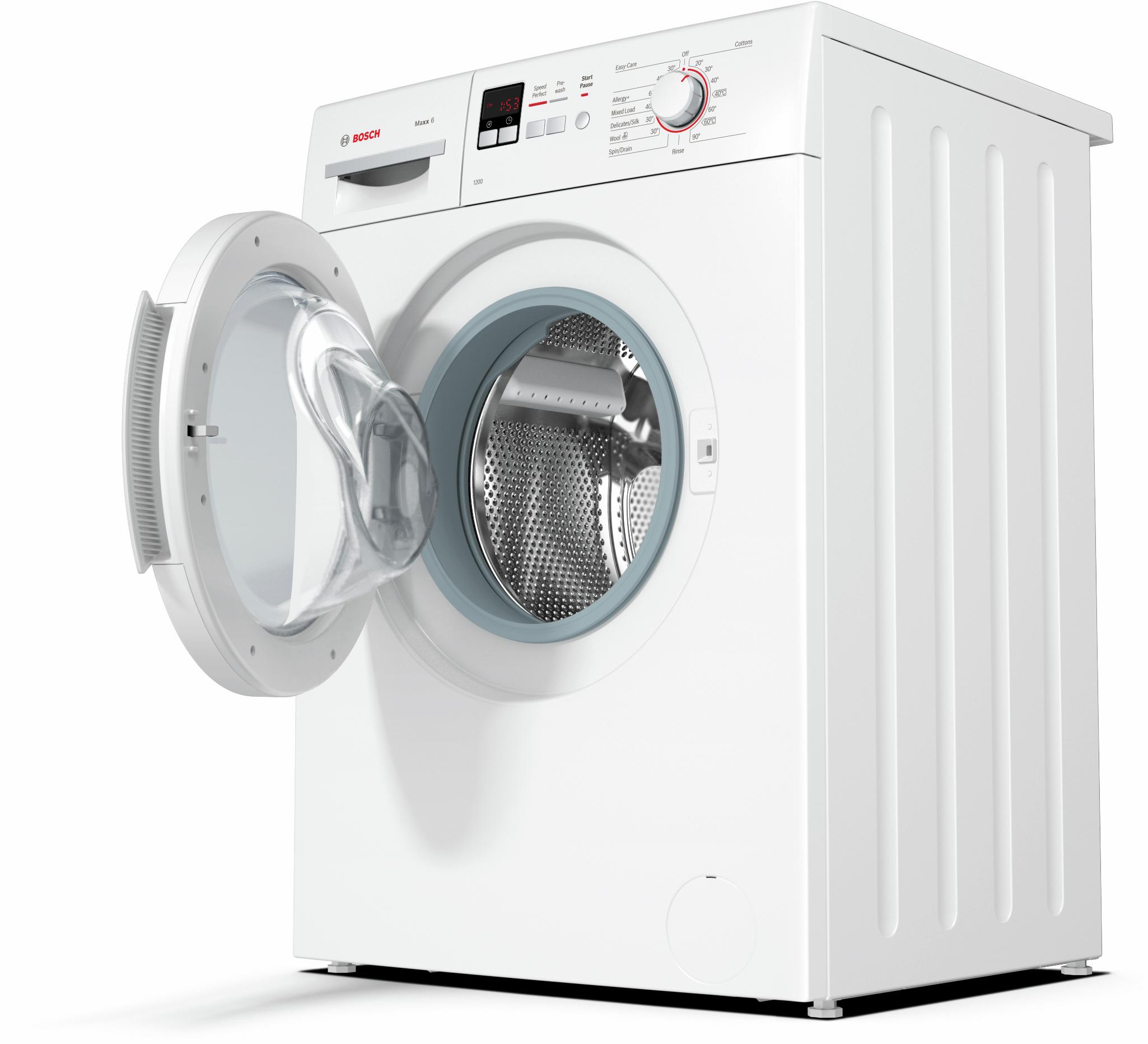 Refurbished Bosch Serie 2 WAB24161GB Washing Machine 6KG 1200 Spin White - Freestanding