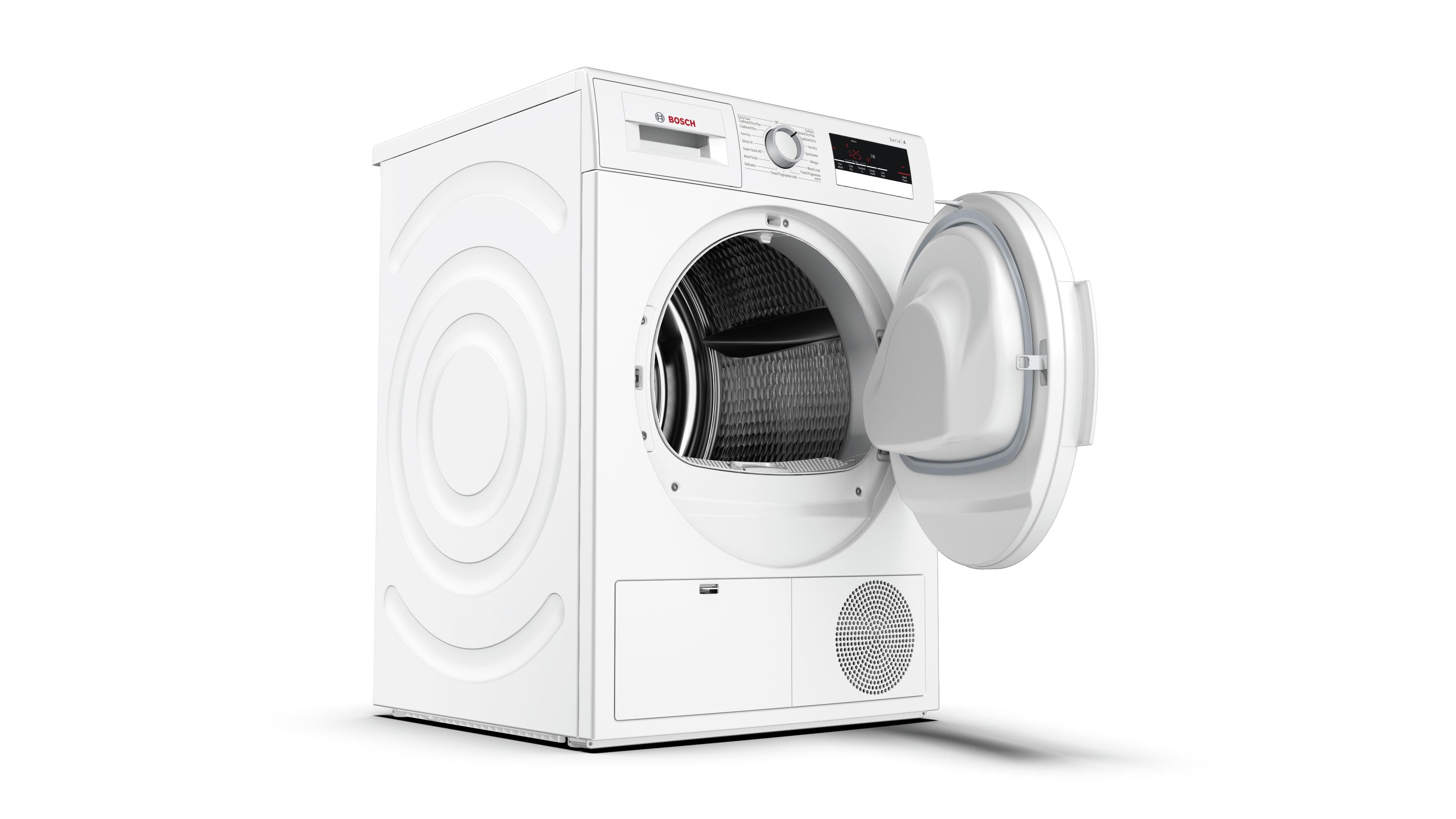 Refurbished Bosch Serie 4 WTN83200GB Condenser Tumble Dryer 8KG White  - Freestanding