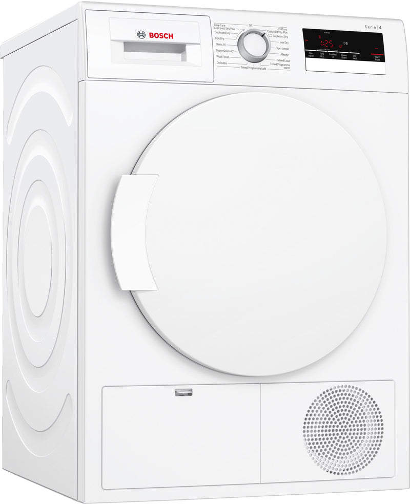 Refurbished Bosch Serie 4 WTN83200GB Condenser Tumble Dryer 8KG White  - Freestanding