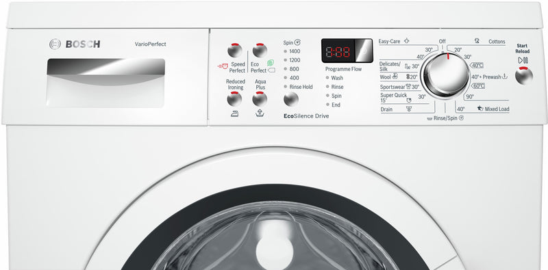 Refurbished Bosch WAP28390GB Serie | 6 washing machine, front loader 8 kg 1400 rpm White