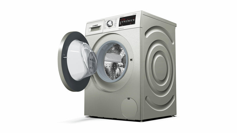 Refurbished Bosch Serie 6 WAT2840SGB Washing Machine 9KG 1400 Spin Silver - Freestanding