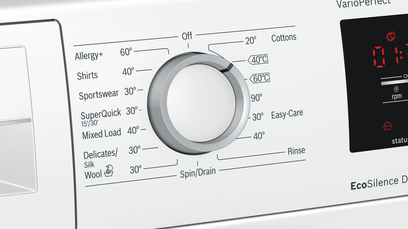 Refurbished Bosch Serie 6 WAT28371GB Washing Machine 9KG 1400 Spin White - Freestanding