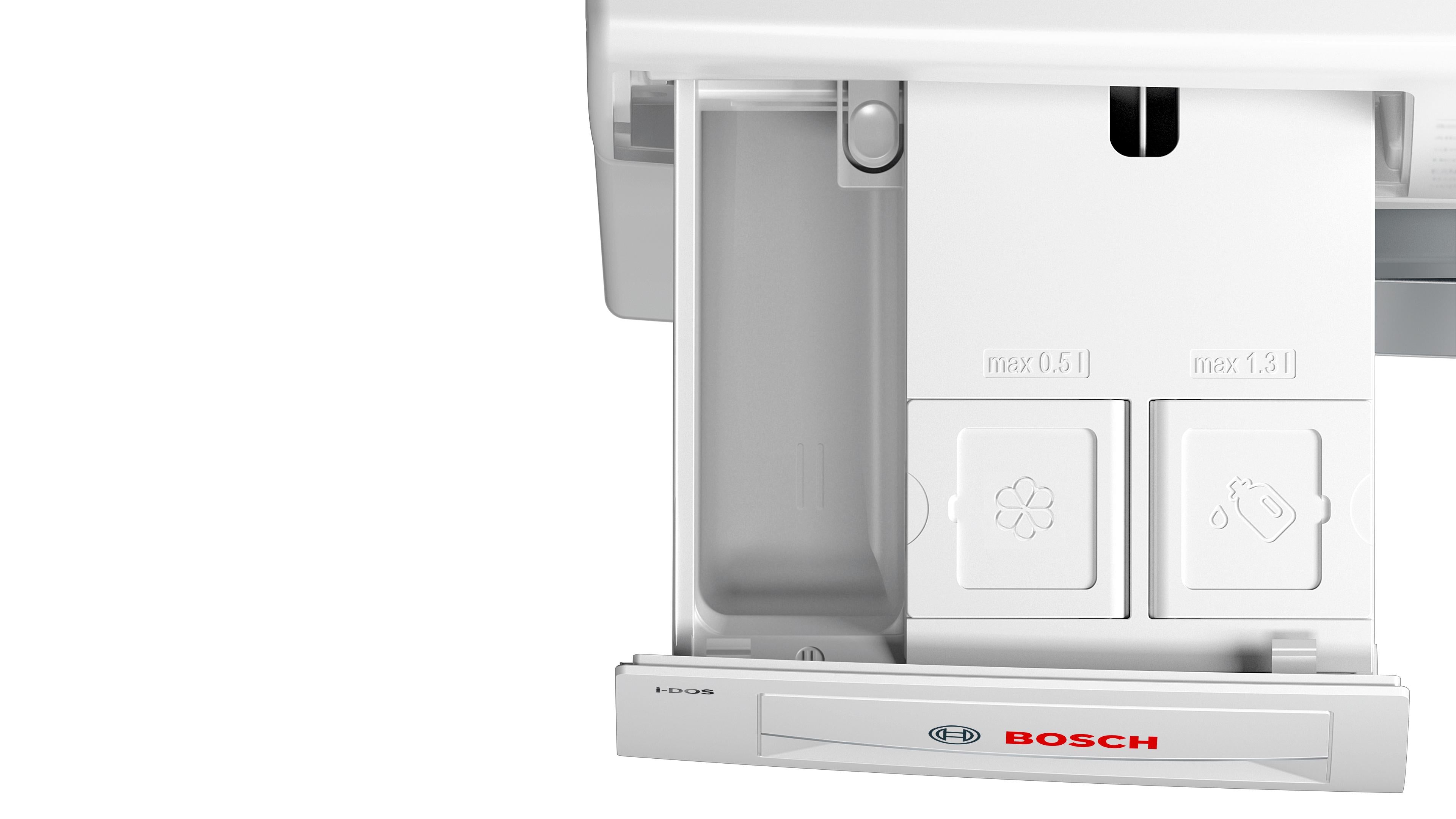 Refurbished Bosch Serie 6 WAT28661GB i-DOS Washing Machine 8KG 1400 Spin White - Freestanding