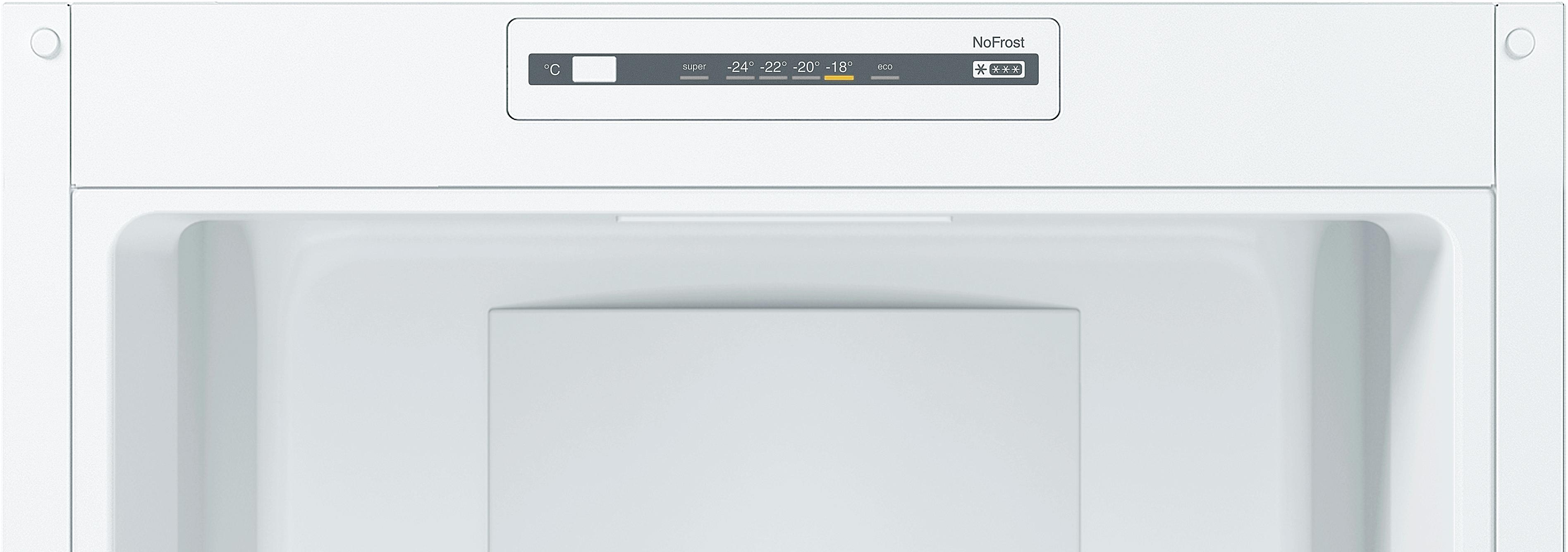 Bosch Serie 2 KGN34NWEAG Fridge Freezer 186CM White - Freestanding