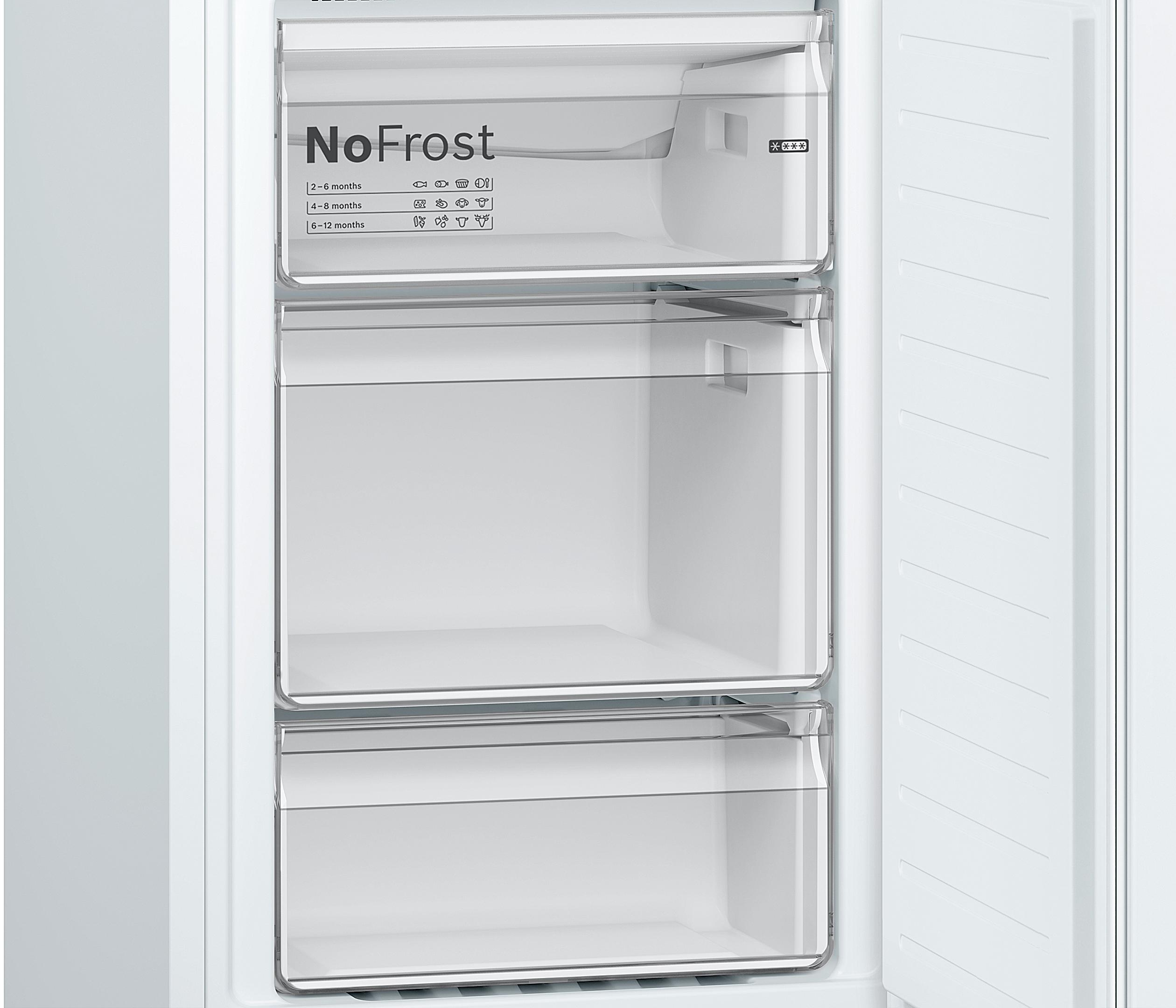 Bosch Serie 2 KGN34NWEAG Fridge Freezer 186CM White - Freestanding