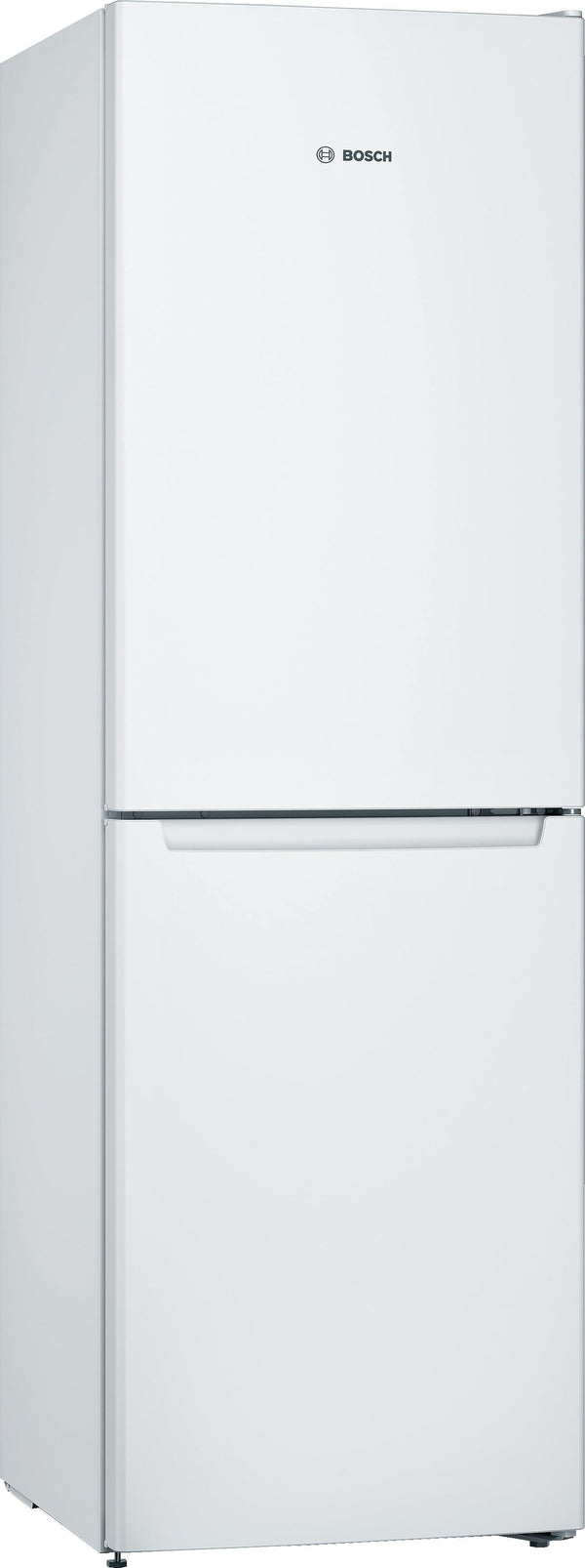 (Refurbished Bosch Serie 2 KGN34NW3AG Fridge Freezer 186CM White - Freestanding
