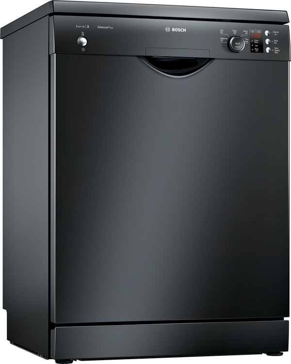 Refurbished Bosch Serie 2 SMS25EB00G Dishwasher 60CM Black - Freestanding