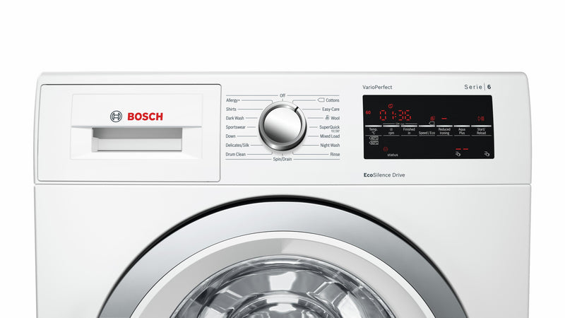 B GRADE Refurbished Bosch Serie 6 WAT28463GB Washing Machine 9KG 1400 Spin White - Freestanding