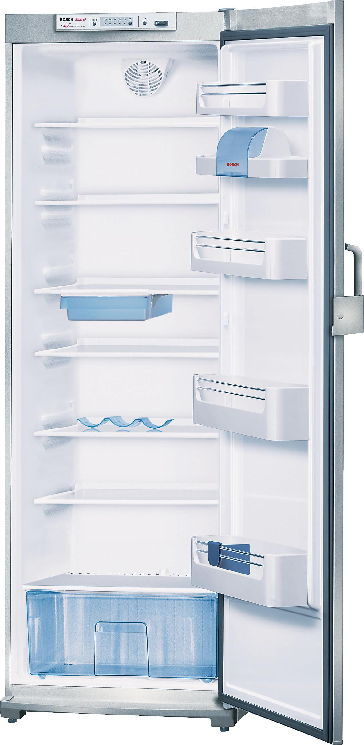 Refurbished Bosch KSR34465GB Free-Standing Fridge 170 cm Silver