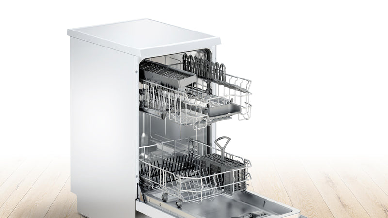 Refurbished Bosch Serie 2 SPS40E32GB Slimline Dishwasher 45CM White - Freestanding