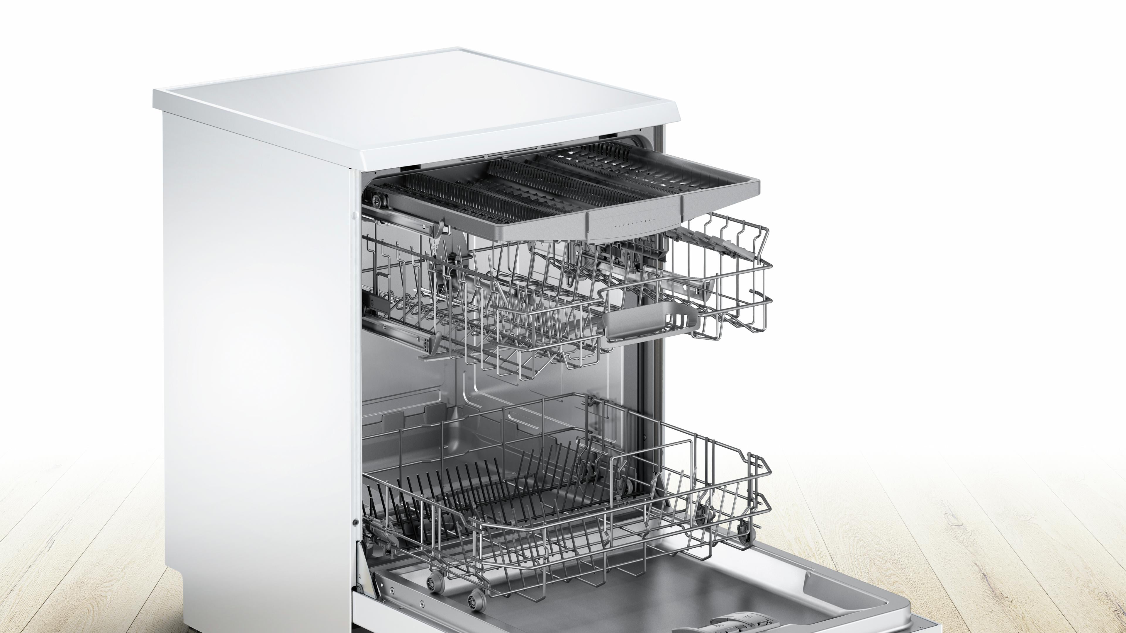 Refurbished Bosch Serie 2 SMS25EW00G Dishwasher 60CM White White - Freestanding