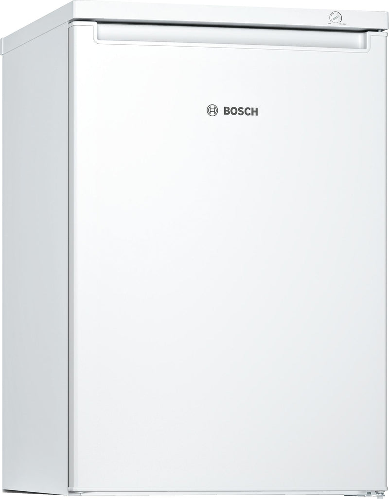 Refurbished, Bosch Serie 2 GTV15NWEAG Under Counter Freezer 85 cm White - Freestanding RRP £339