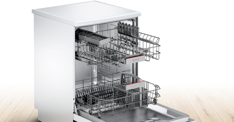 Refurbished Bosch Serie 4 SMS46IW00G Dishwasher 60CM White - Freestanding