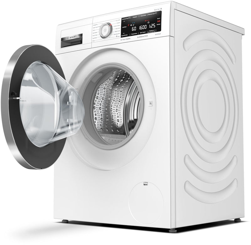 Refurbished Bosch Serie 8 WAX32MH9GB Washing Machine 9KG 1600 Spin White - Freestanding