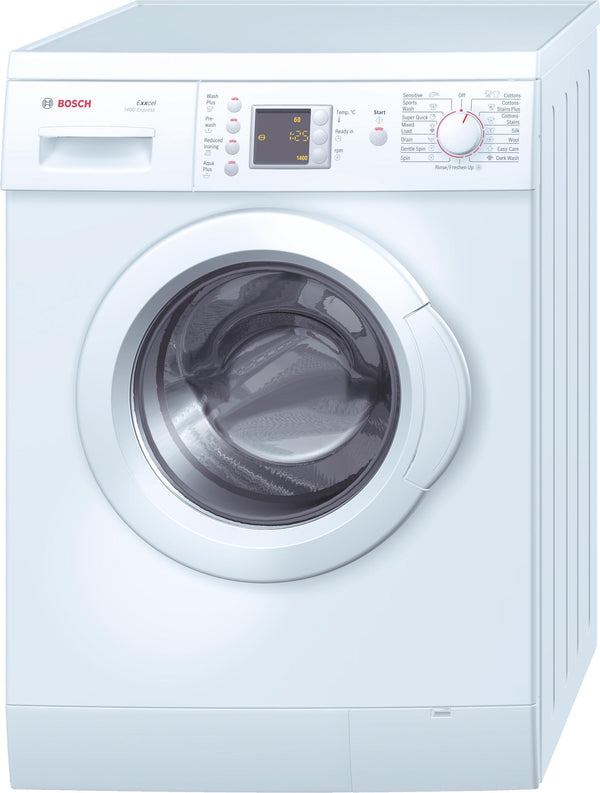Refurbished Bosch WAE28465GB Exxcel Washing Machine, front loader 7 kg 1400 rpm White