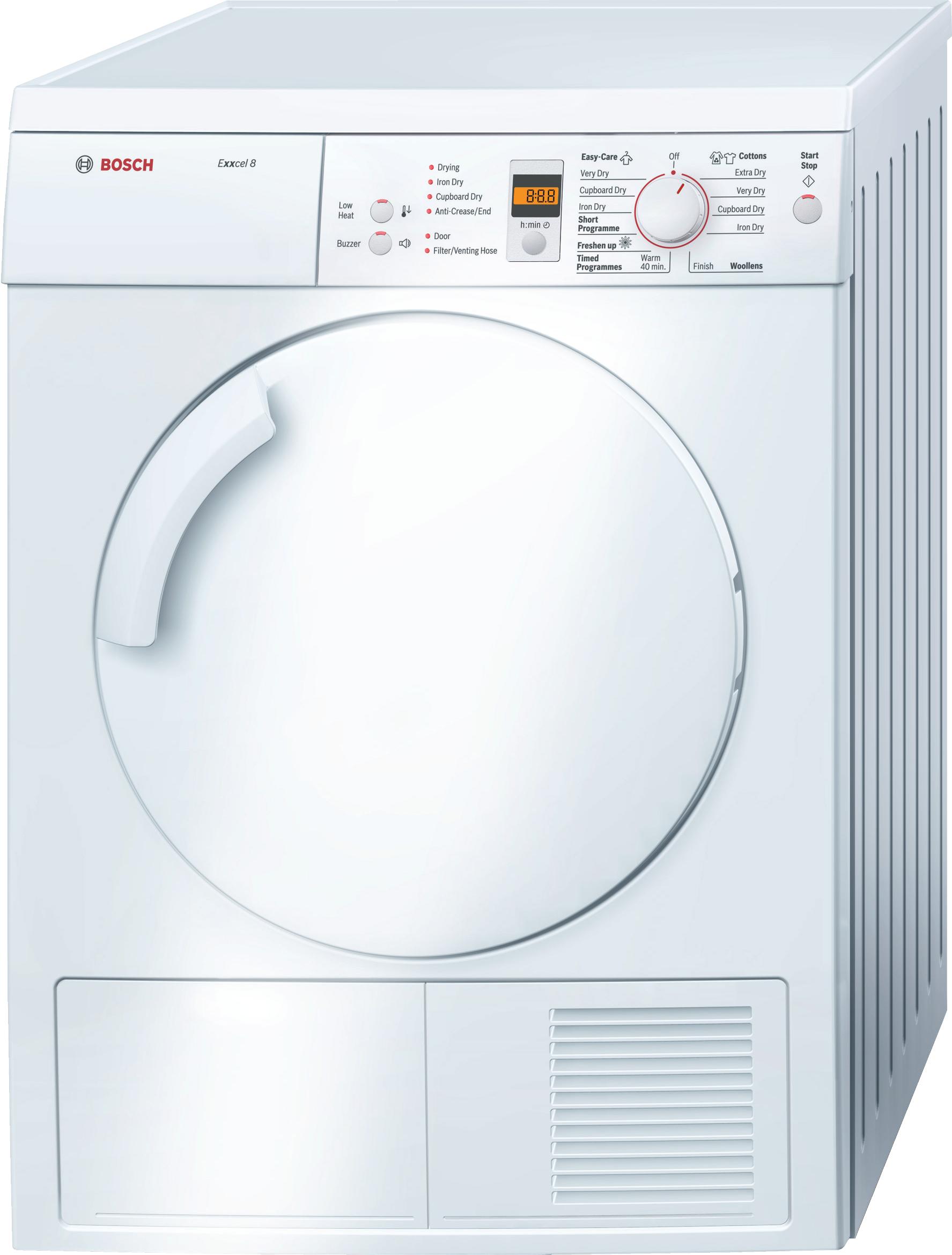 Refurbished Bosch WTV74308GB Vented 8 kg Tumble Dryer 60cm White